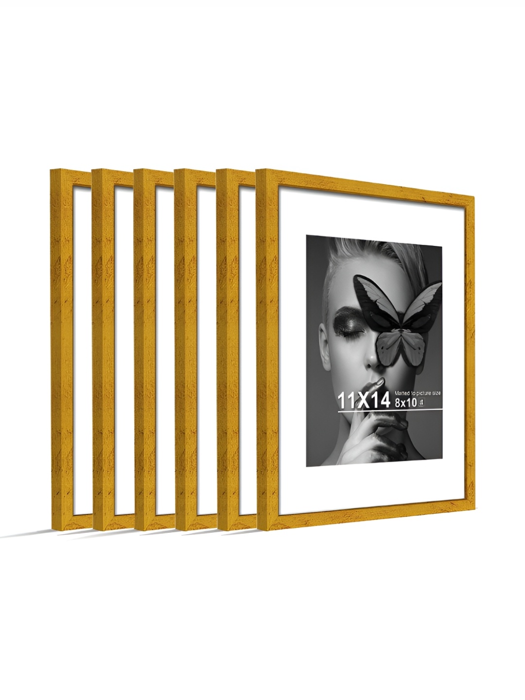 

Art Street Gold Set of 6 Document Wall Photo Frame for Certificates & Home Decor