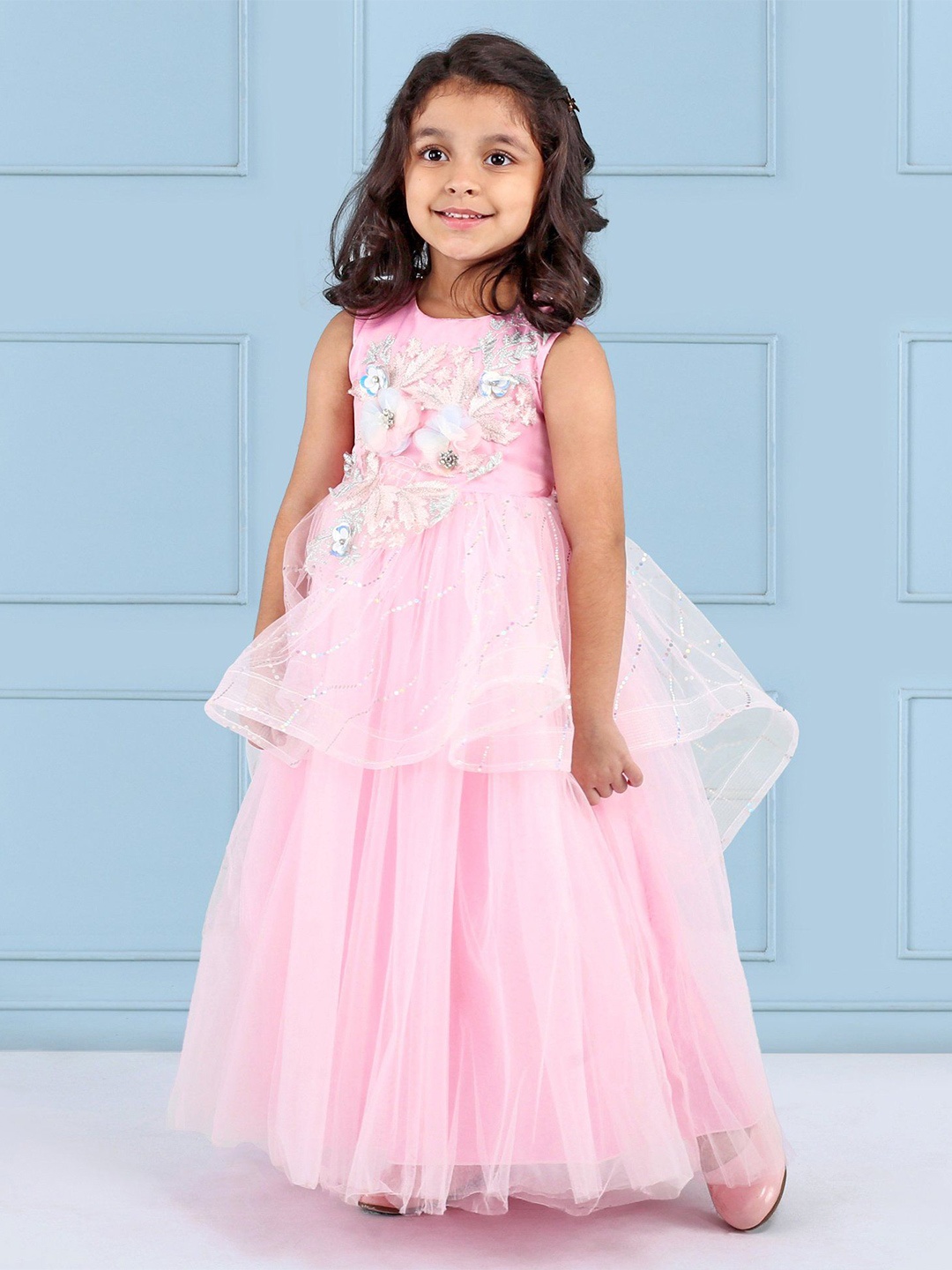 

Mark & Mia Girls Sleeveless Gown Dress, Pink
