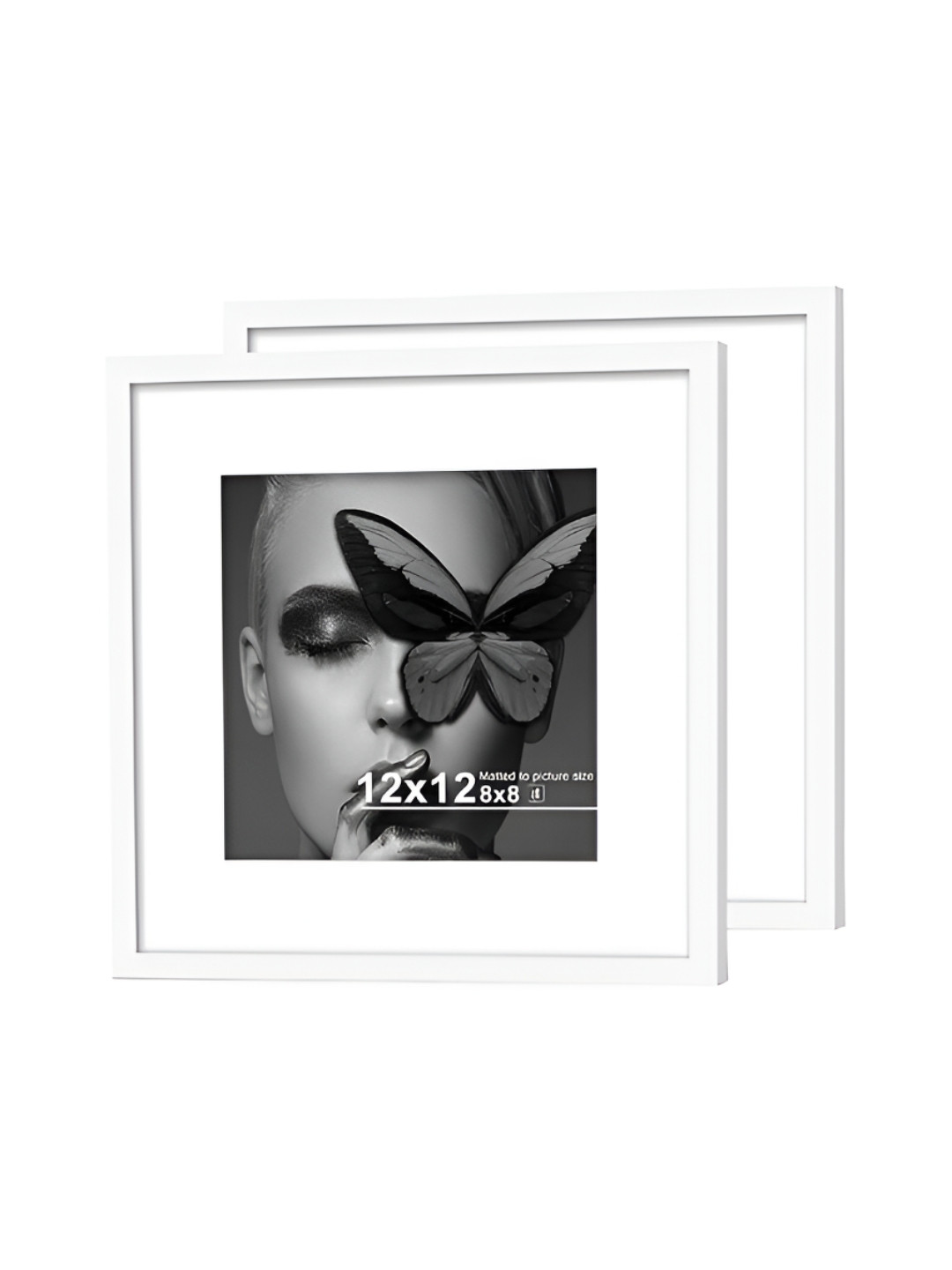 

Art Street White Set of 2 Wood Document Wall Photo Frames for Certificates & Home Decor