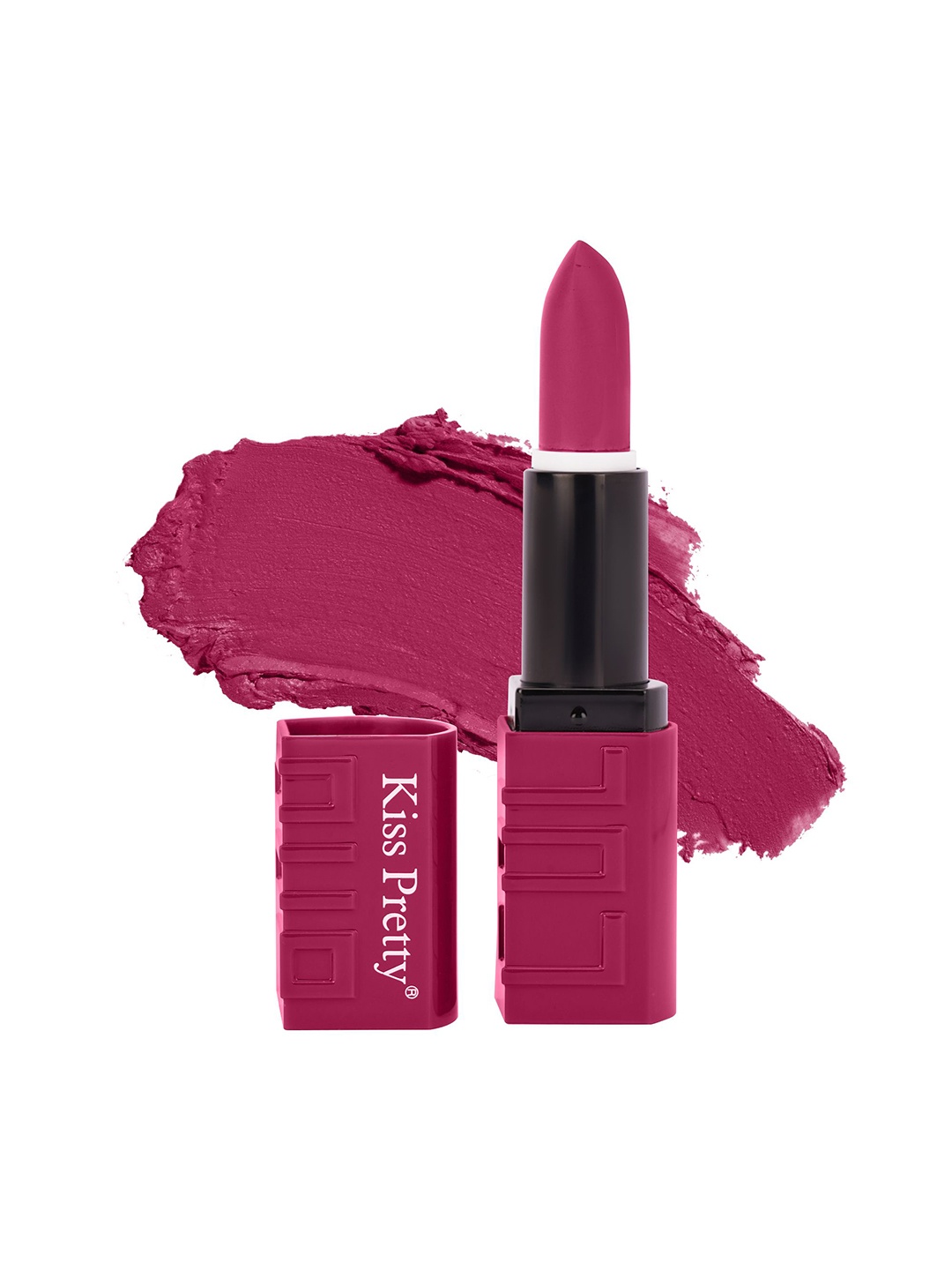 

Kiss pretty Long Lasting Non Transfer Matte Bullet Lipstick - 3.5g - Magenta - 01