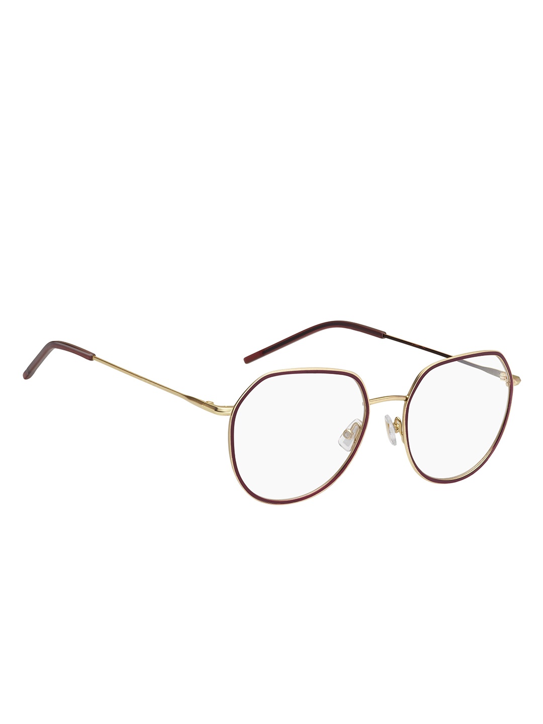 

HUGO Women Full Rim Square Frames, Burgundy