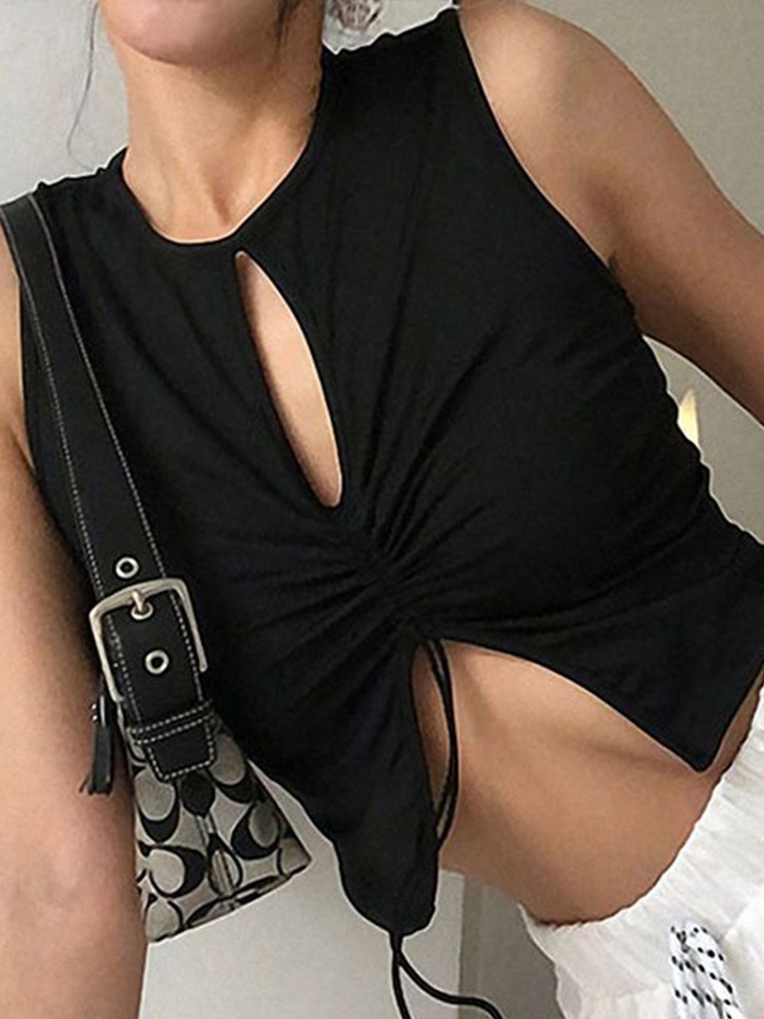 

LULU & SKY Women Corset Top, Black