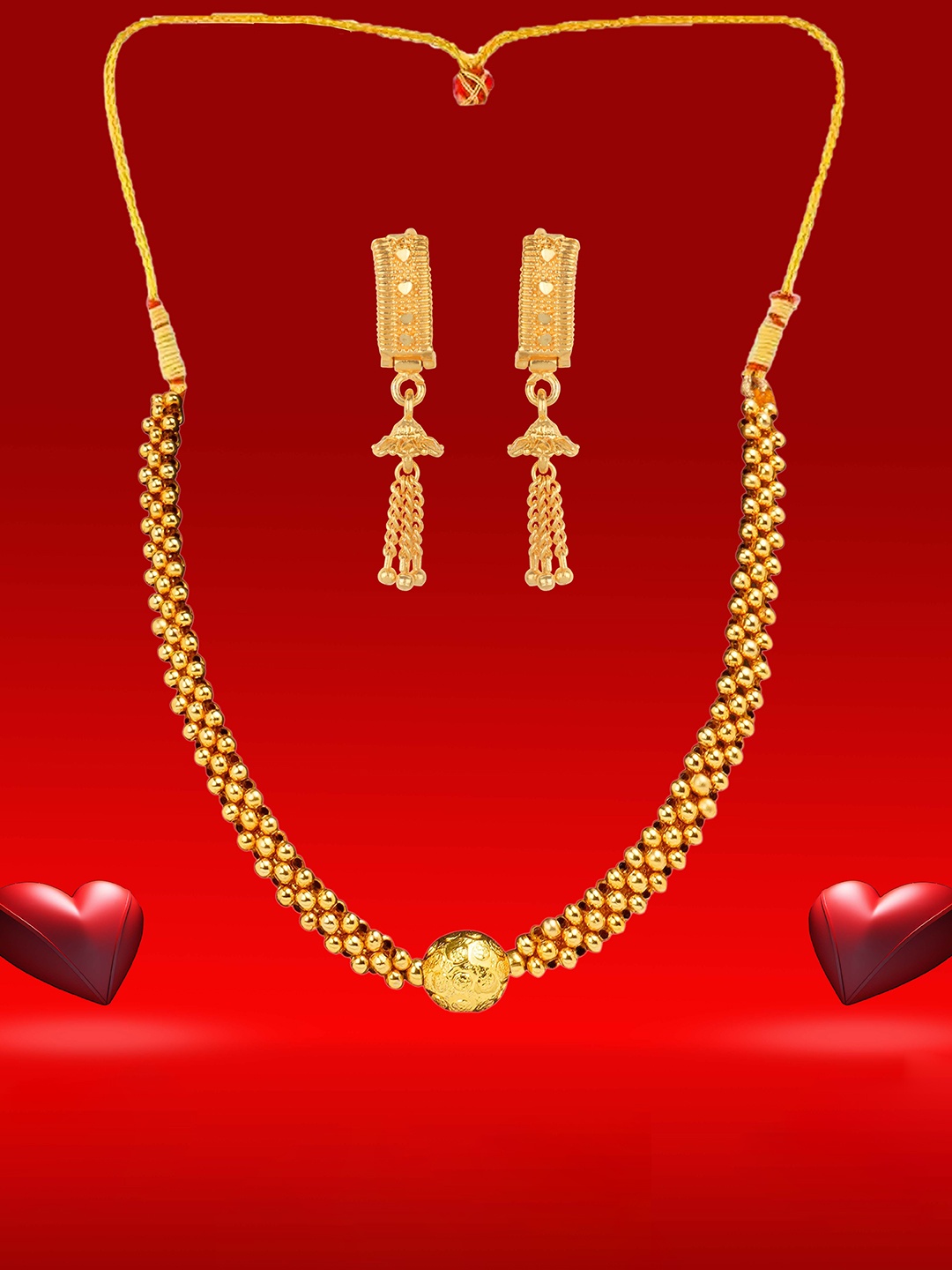 

Heer Collection Gold-Plated Jewellery Set