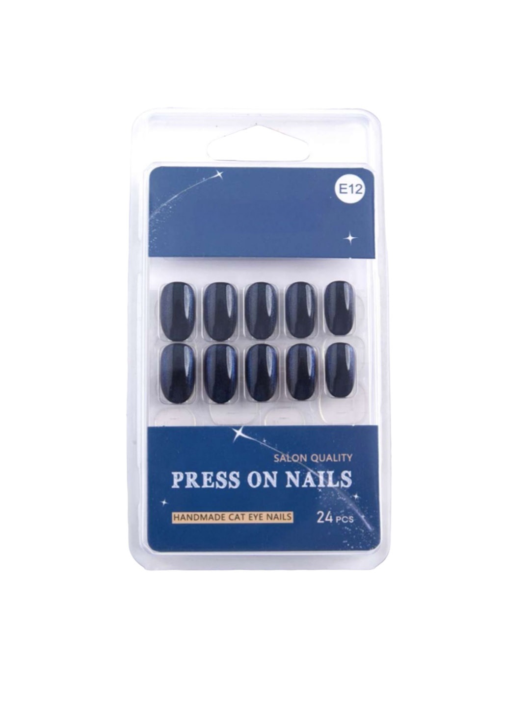 

RANORE Cat Eye 24-Pcs Press-On Nails - E12 Blue