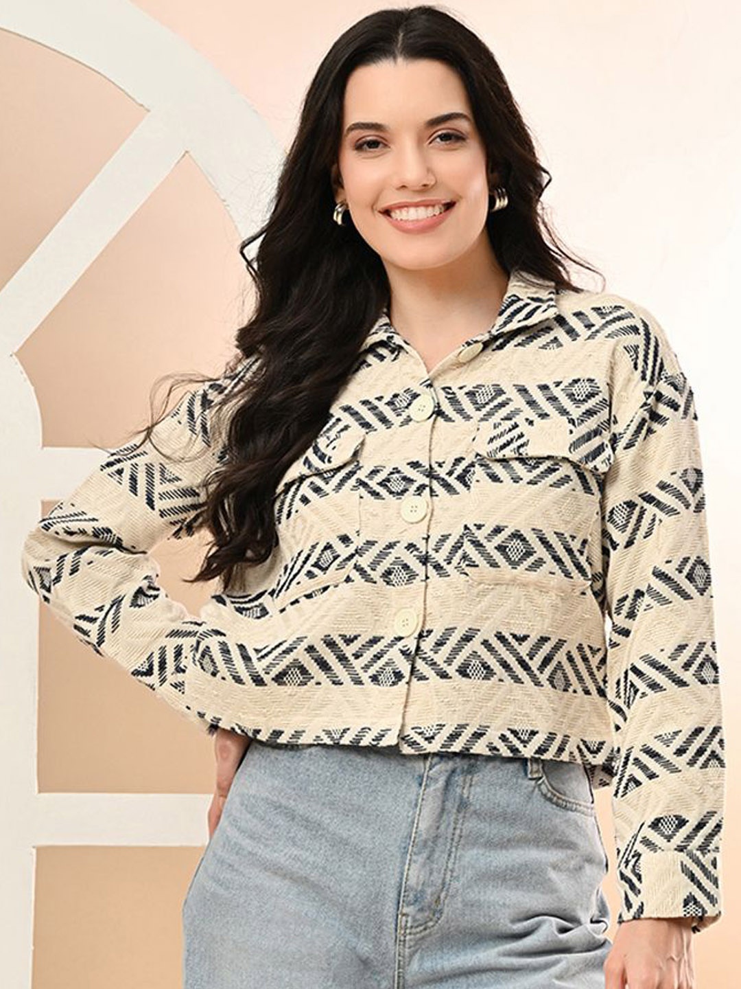 

PRETTY LOVING THING Women Cotton Tailored Jacket, White