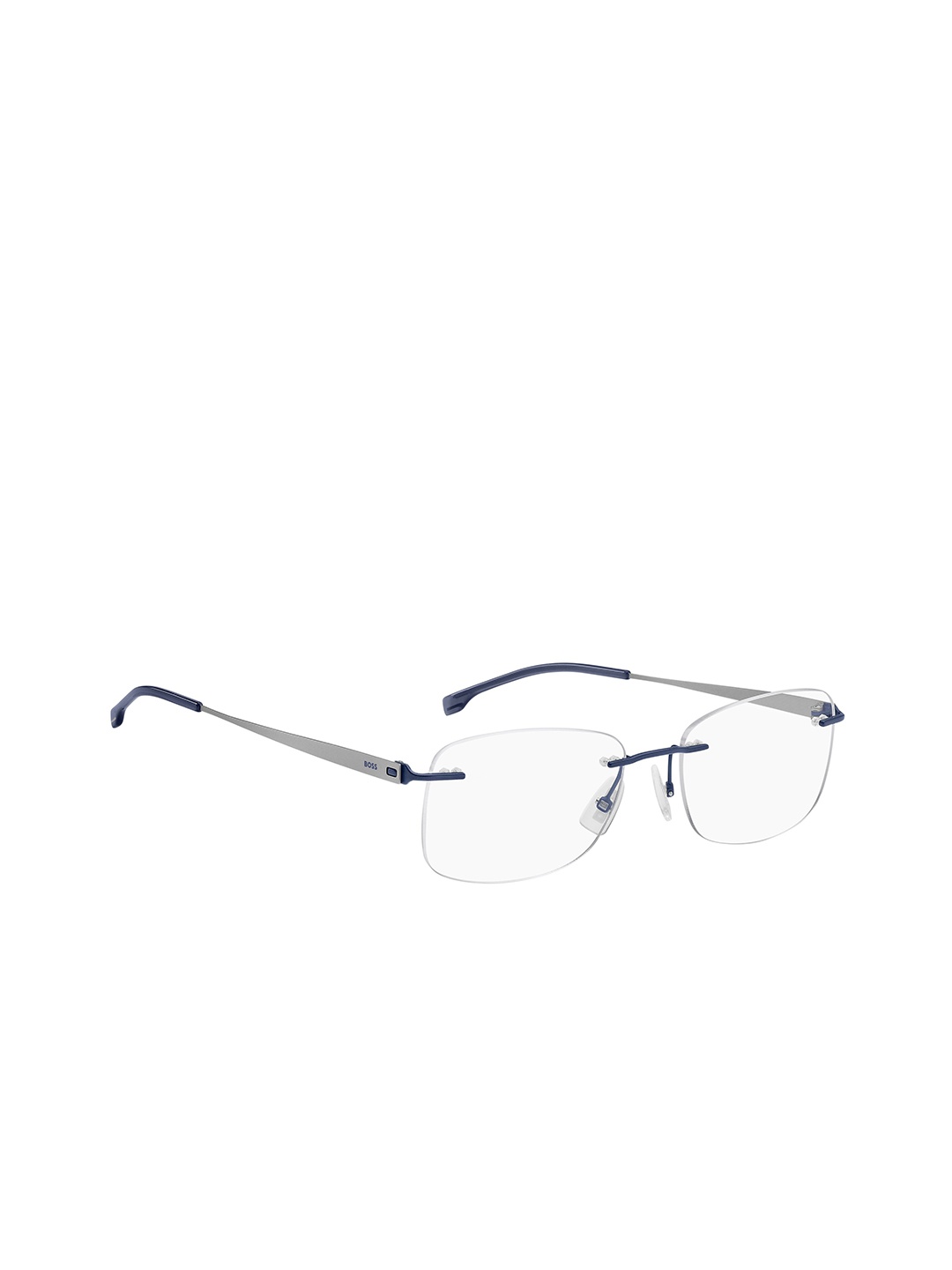 

HUGO Men Rimless Round Frames, Grey