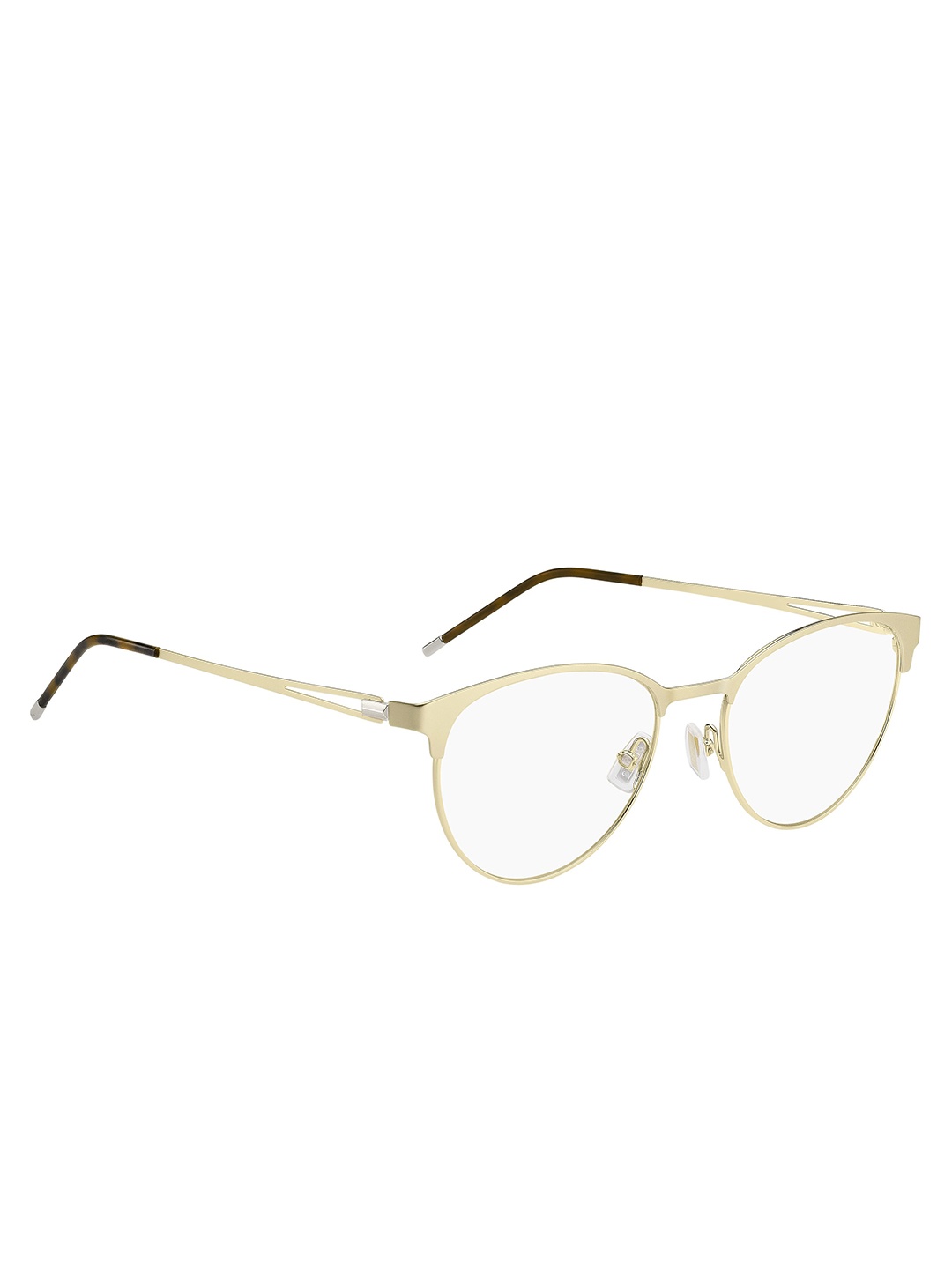 

HUGO Women Full Rim Aviator Frames, Gold