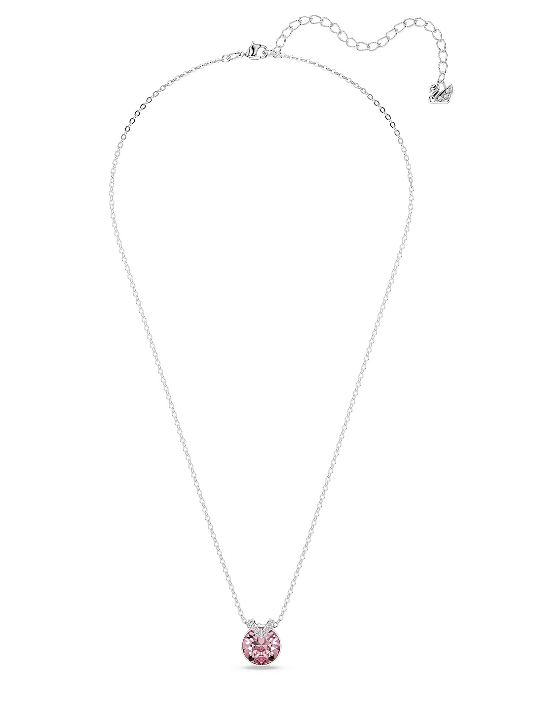 

SWAROVSKI Rhodium-Plated Pendant With Chain, Silver