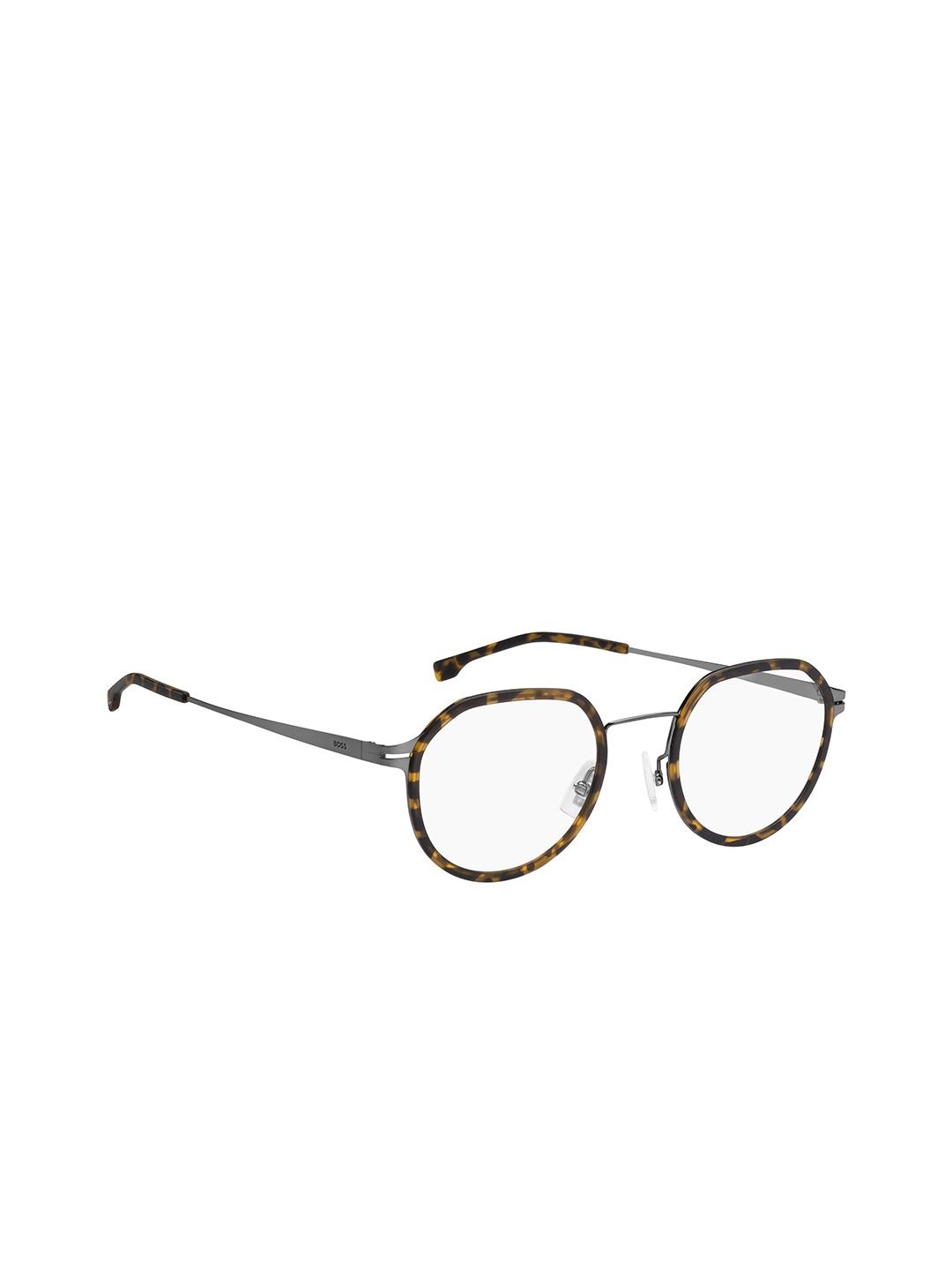 

HUGO Men Full Rim Round Frames, Black