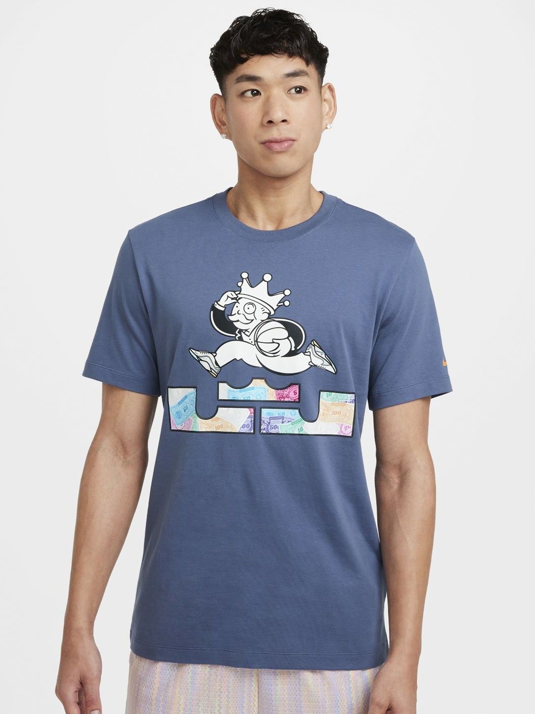 

Nike LeBron Basketball T-Shirt, Blue