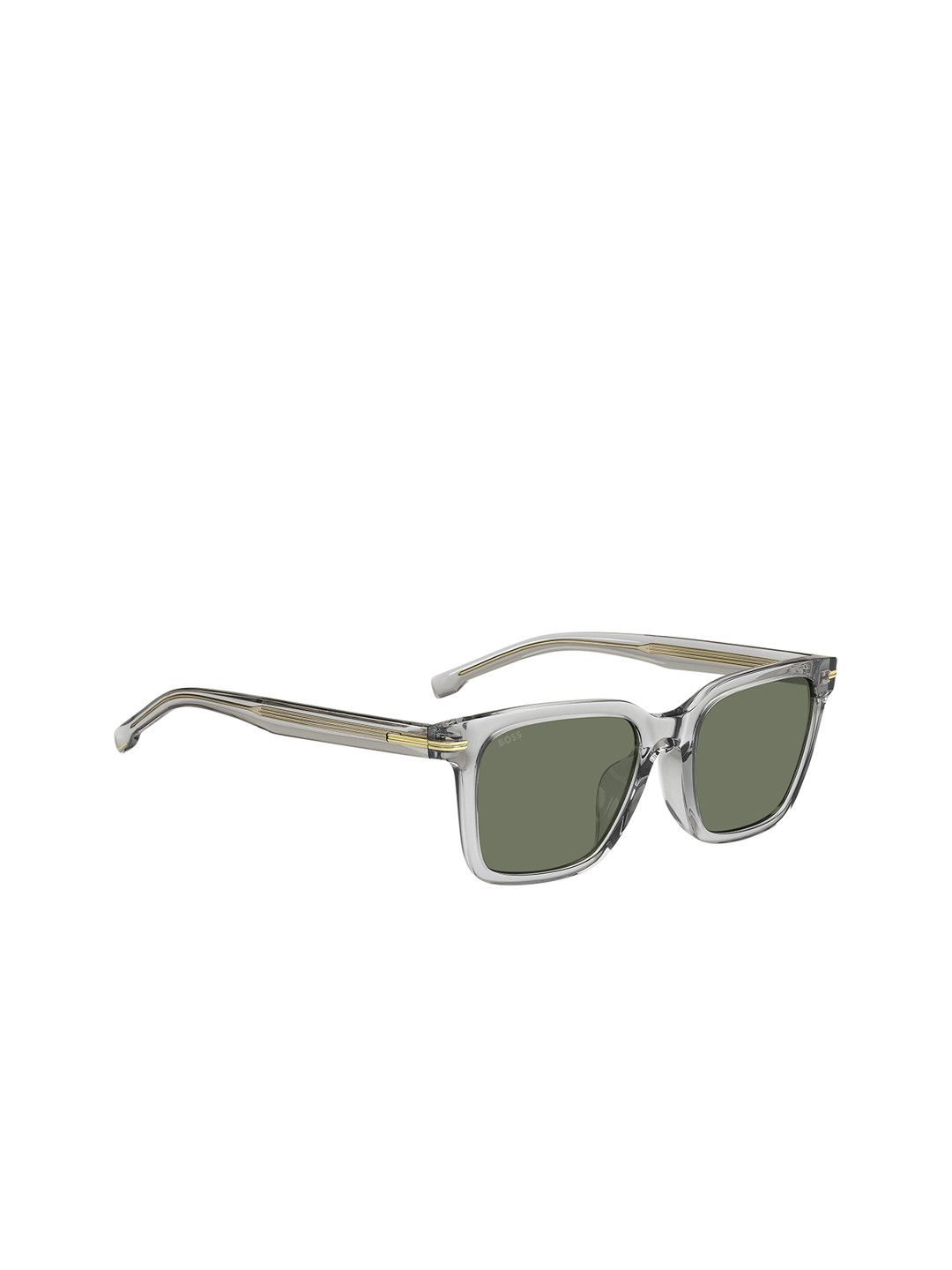 

HUGO Men Square Sunglasses With UV Protected Lens 206057KB754QT, Grey