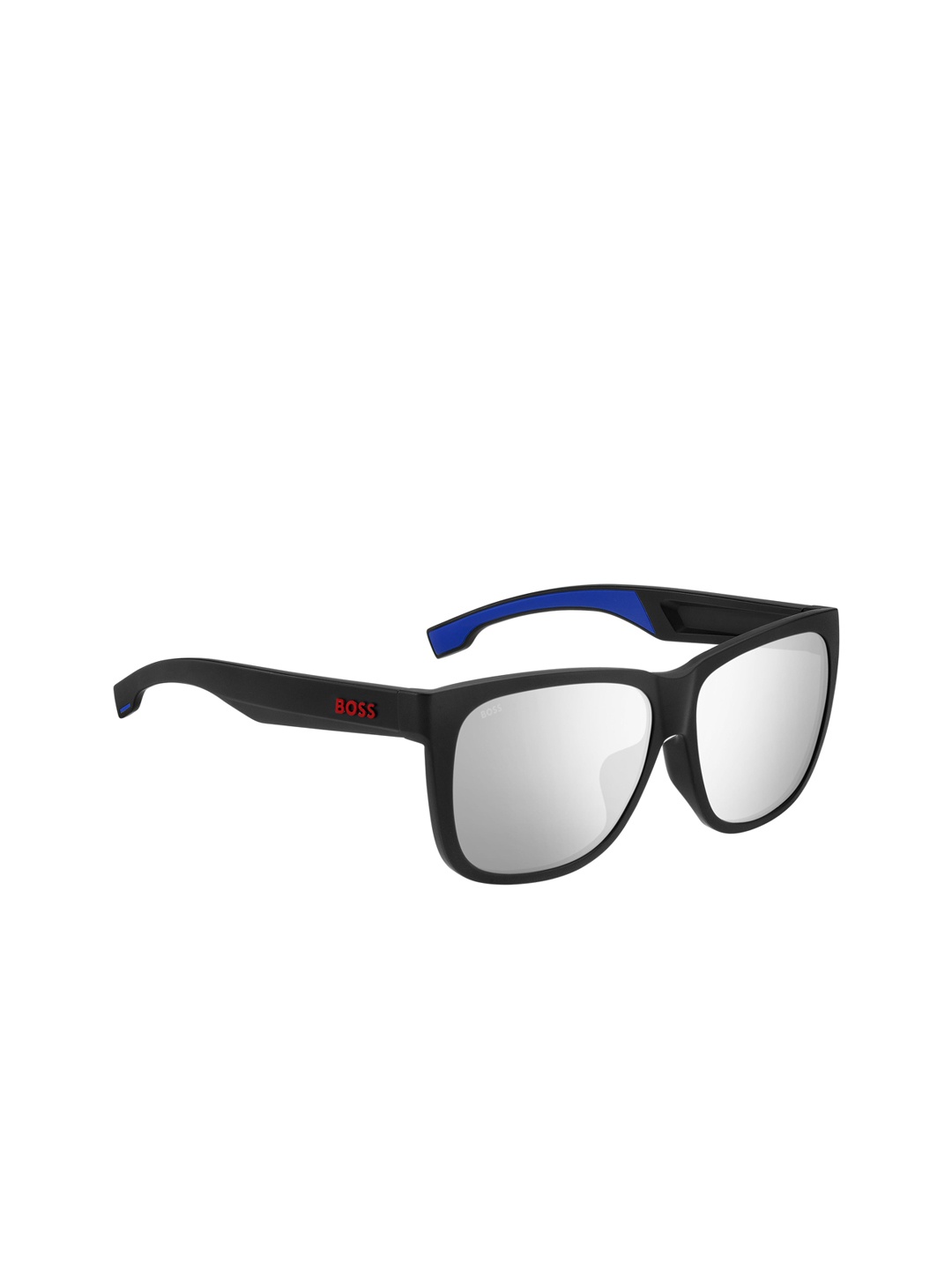

HUGO Men Square Sunglasses with UV Protected Lens 2054930VK61DC, Transparent