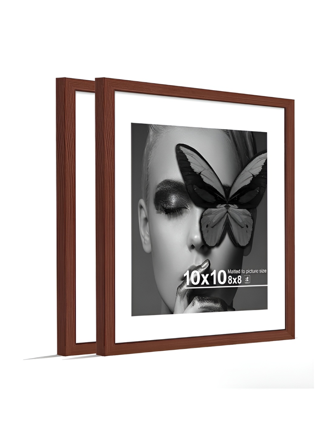 

Art Street Brown Set of 2 Wood Document Wall Photo Frames For Certificates & Home Decor