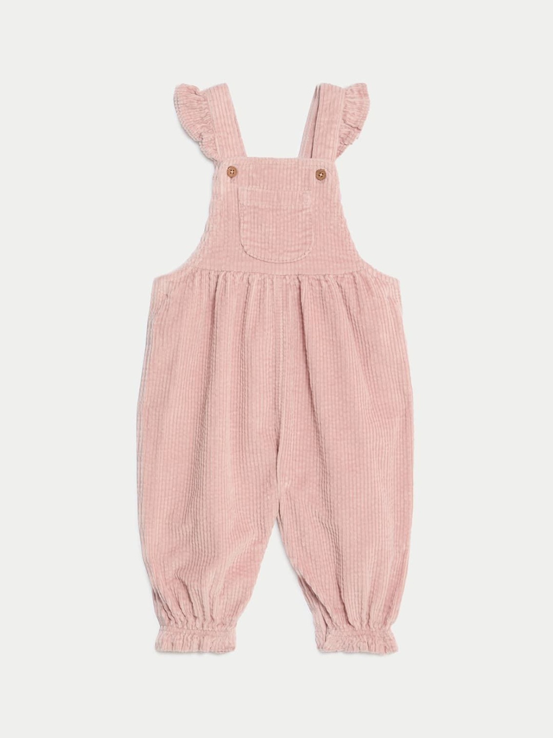 

Marks & Spencer Infants Girls Cotton Ankle Length Dungarees, Pink