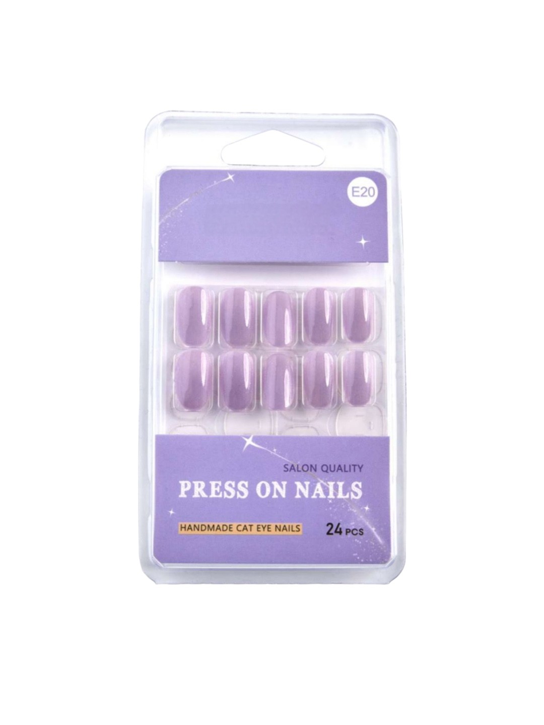

RANORE Cat Eye 24-Pcs Press-On Nails - E20 Purple