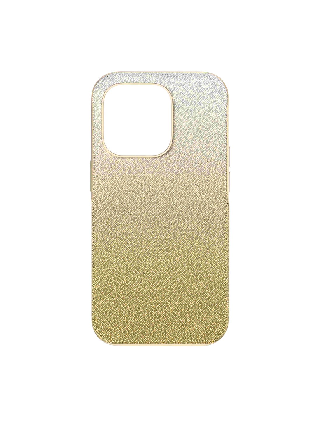 

SWAROVSKI Abstract Printed iPhone 14 Pro Back Case Mobile Accessories, Gold