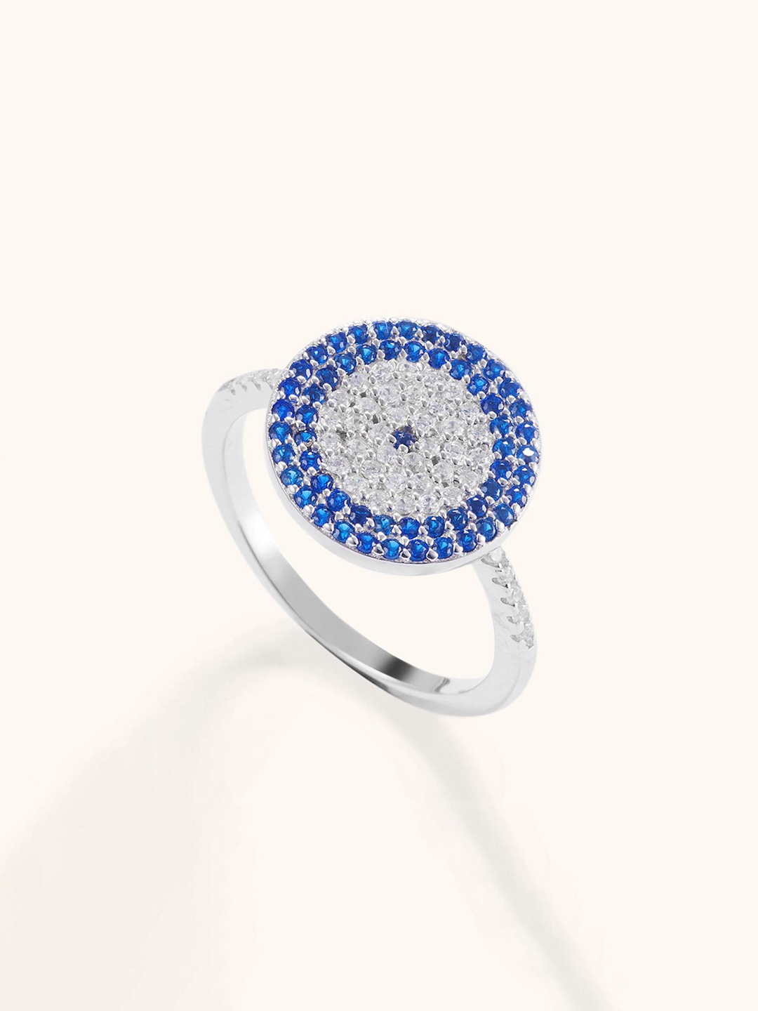 

MISS JO Rhodium-Plated Finger Ring, Silver