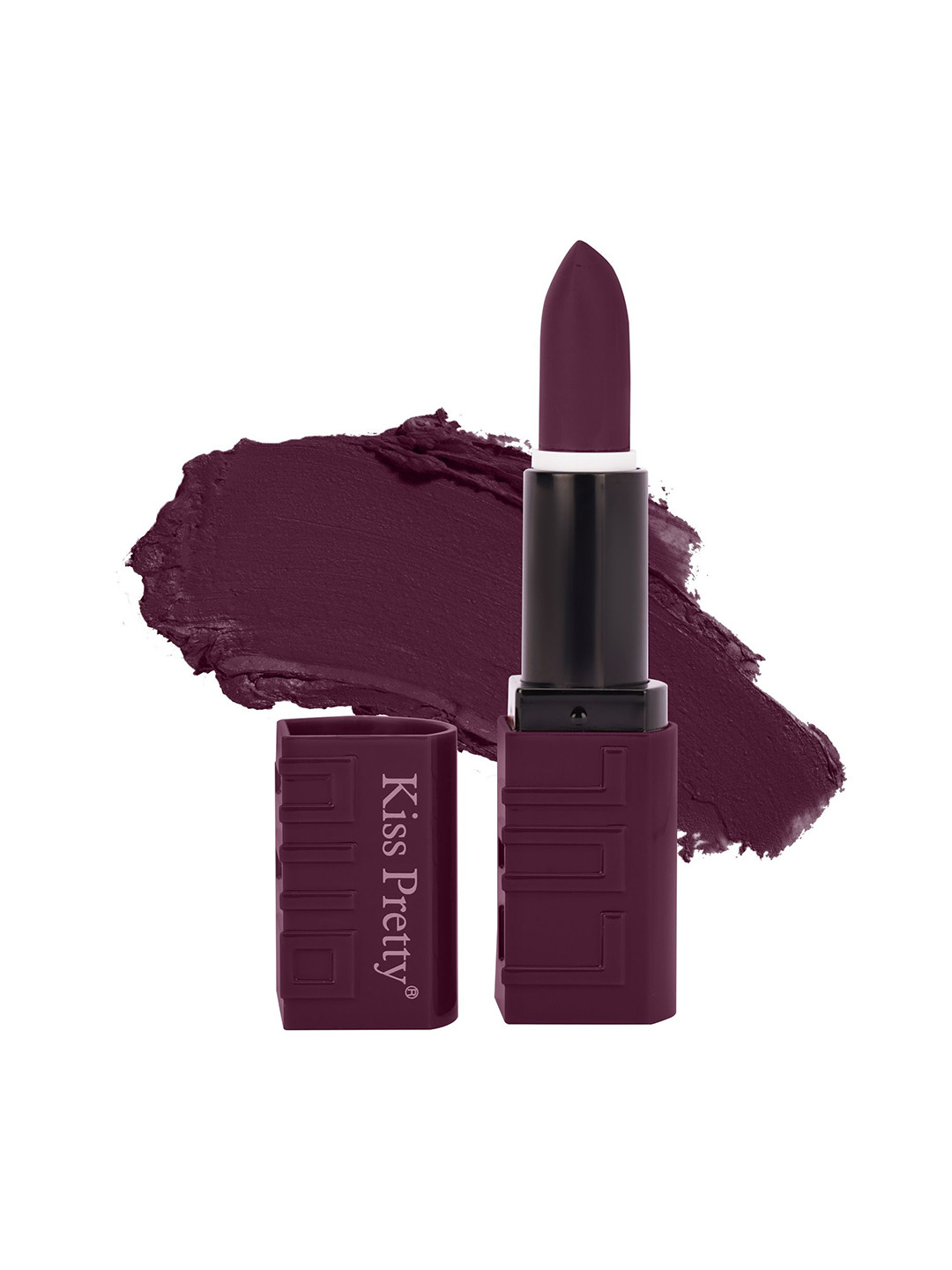 

Kiss pretty Long Lasting Non Transfer Matte Bullet Lipstick - 3.5g - Wine - 04, Purple