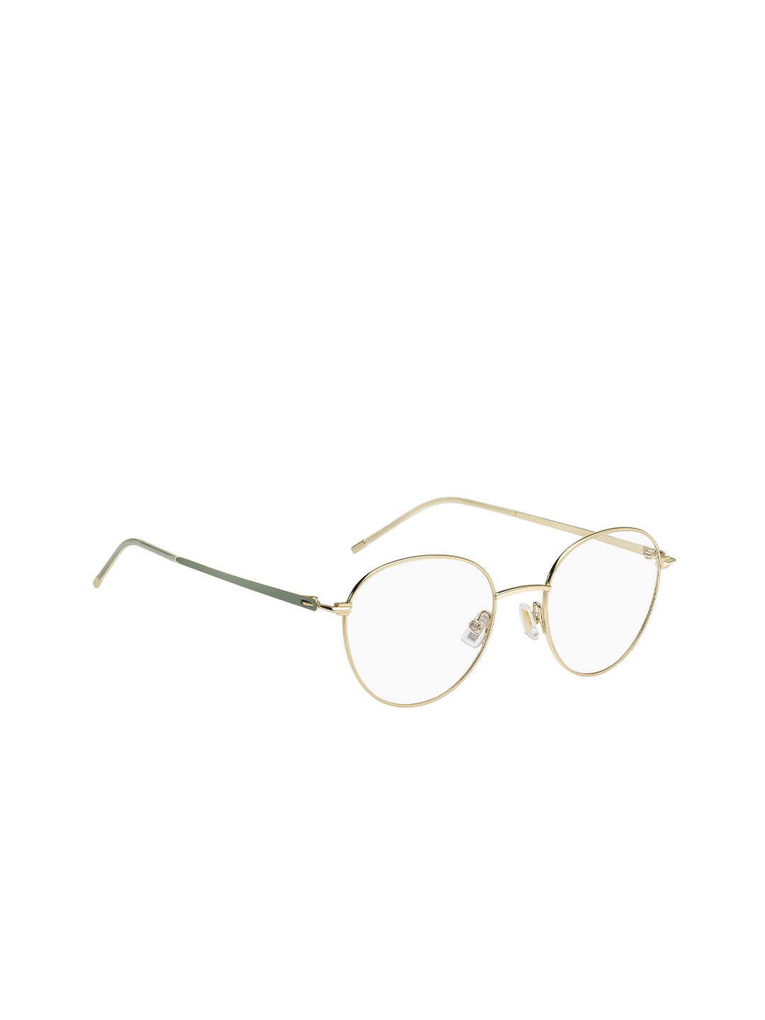 

HUGO Women Full Rim Round Frames, Gold