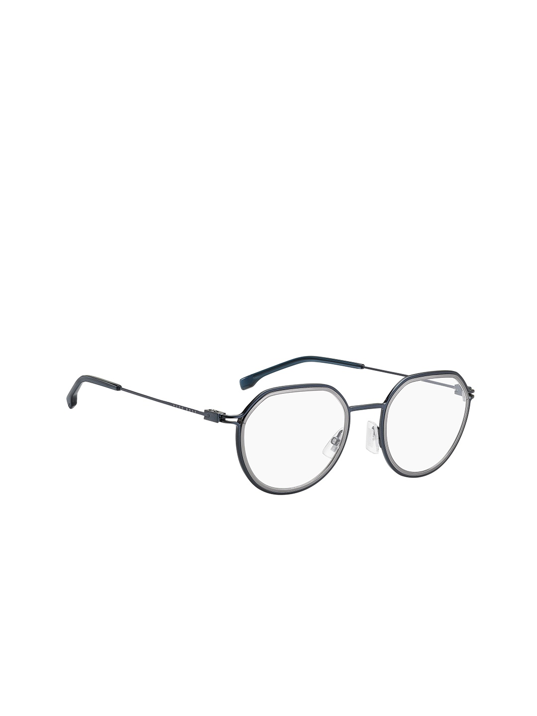 

HUGO Men Full Rim Round Frames, Blue