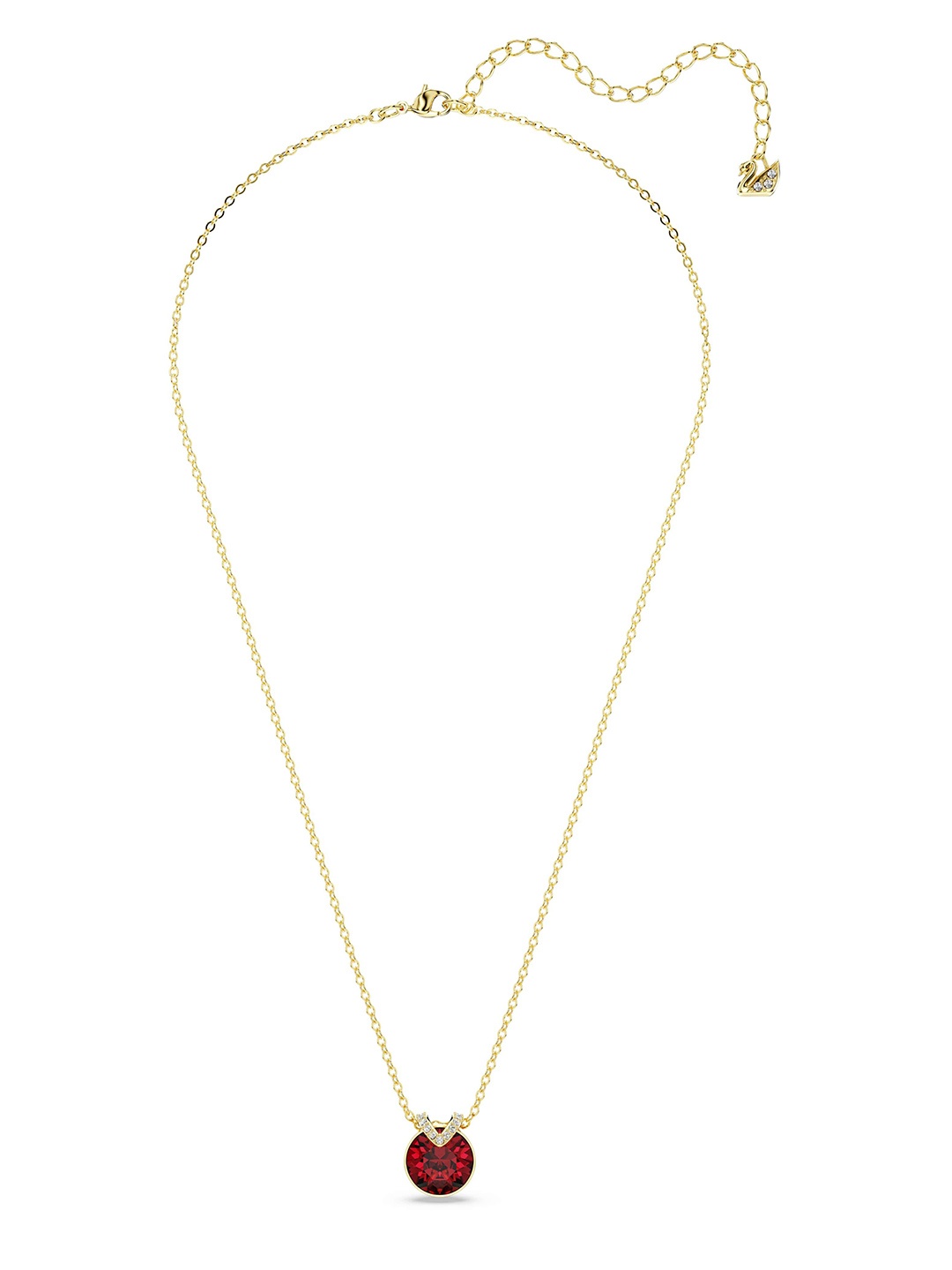 

SWAROVSKI Gold-Plated Stones Studded Pendant With Chain