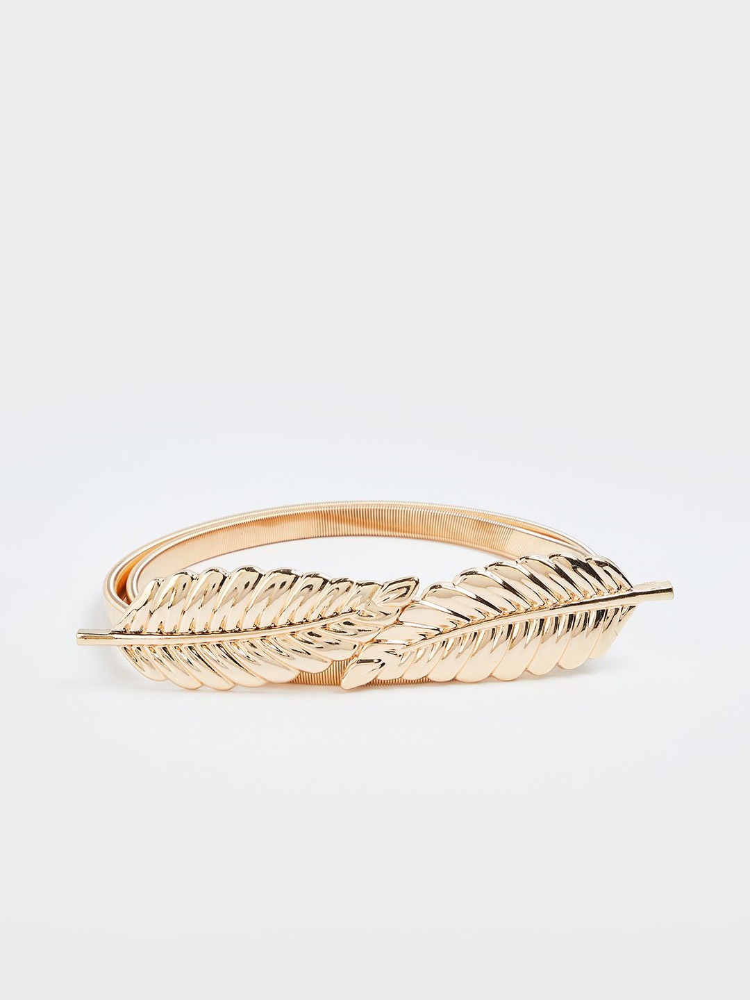 

Ginger by Lifestyle Women Solid PU Belt, Gold