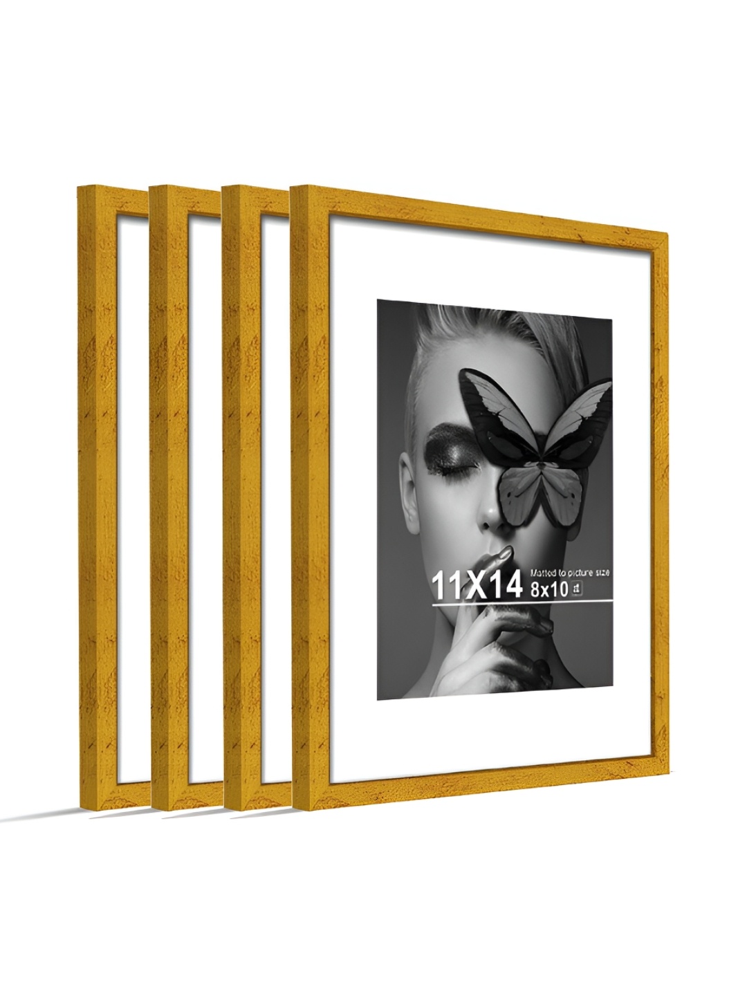 

Art Street Gold Set of 4 Document Wall Photo Frame for Certificates & Home Decor