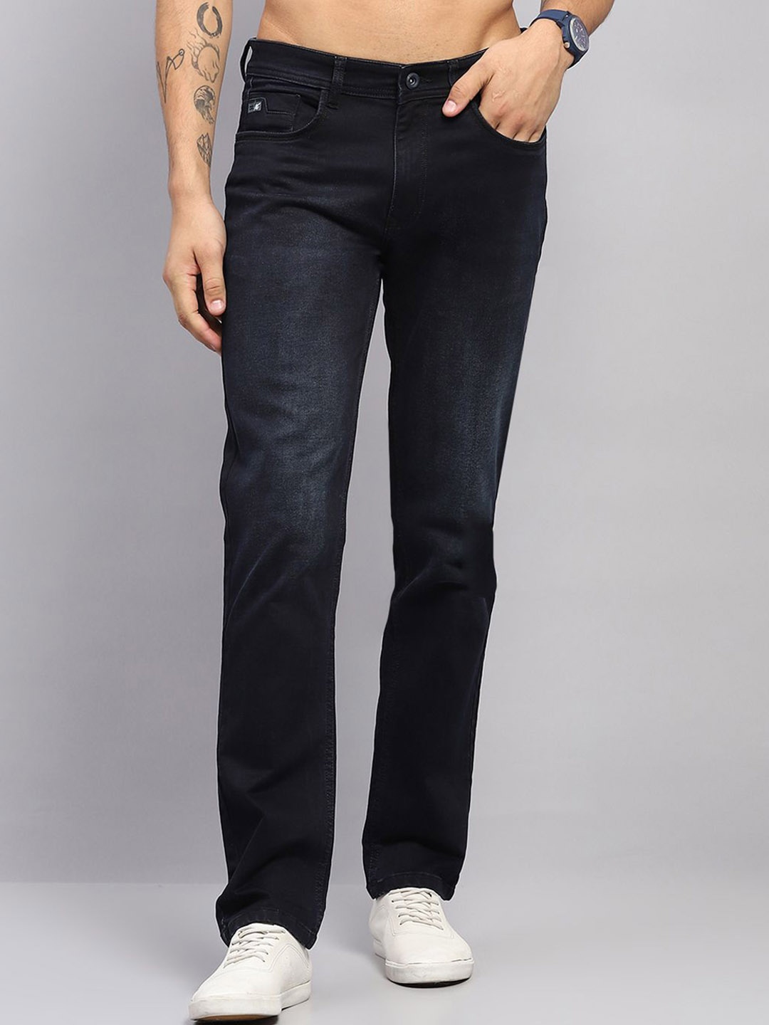 

Monte Carlo Men Straight Fit Jeans, Blue