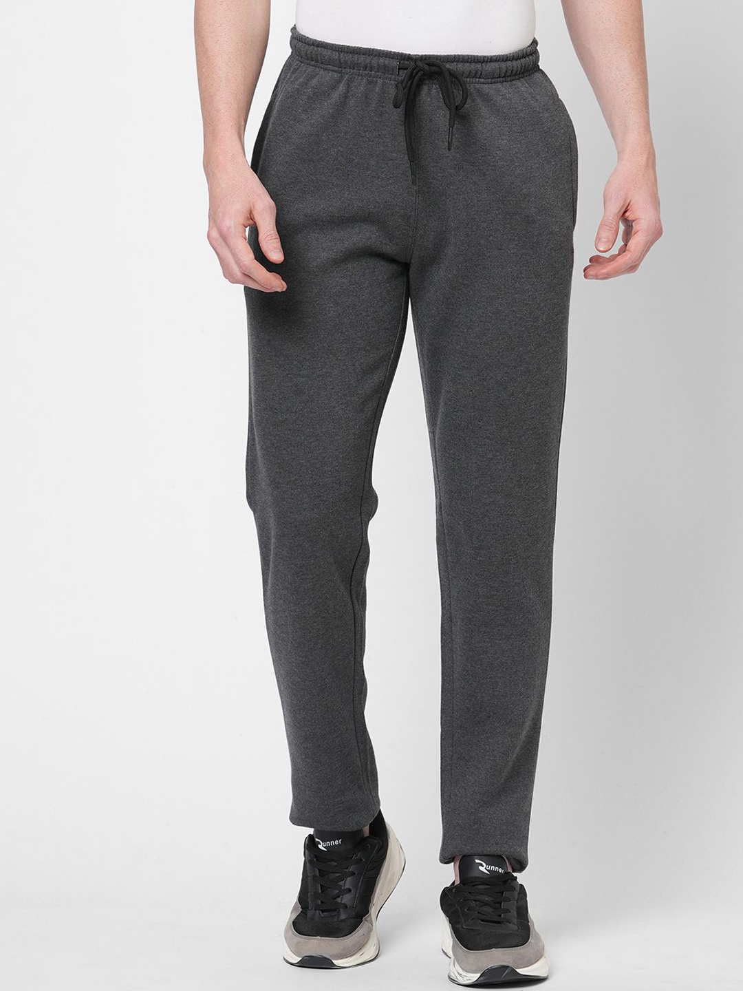 

Sweet Dreams Men Regular Fit Mid-Rise Track Pants, Charcoal