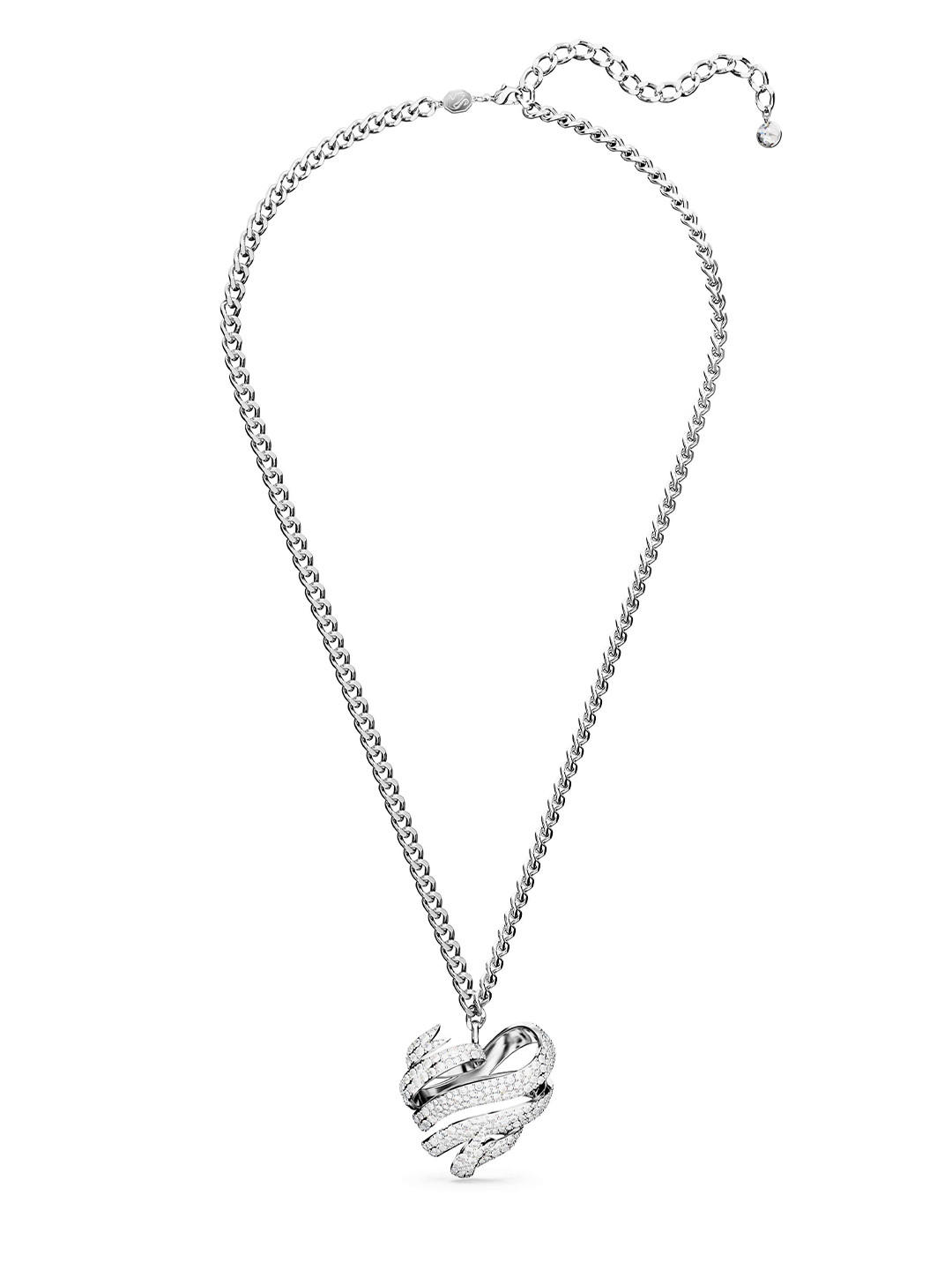 

SWAROVSKI Rhodium-Plated Crystals-Studded Necklace, Silver