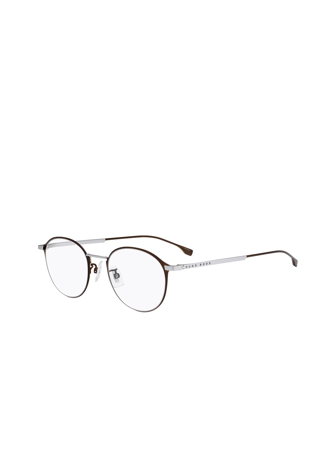 

HUGO Men Full Rim Round Frames, Brown