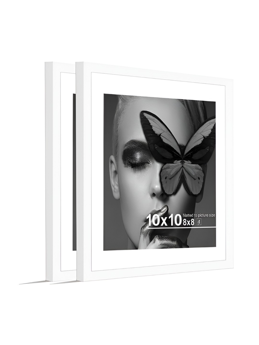 

Art Street White Set of 2 Wood Document Wall Photo Frames for Certificates & Home Decor