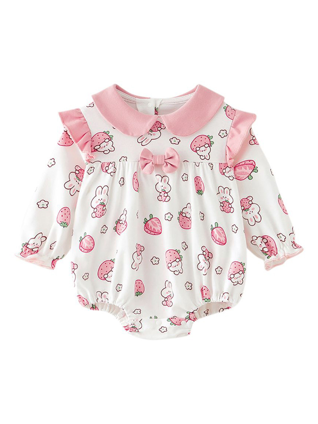 

StyleCast x Revolte Infant Girls Printed Cotton Bodysuit, Pink
