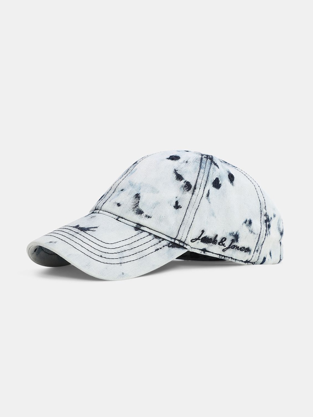 

Jack & Jones Men Printed Cotton Baseball Cap, Blue