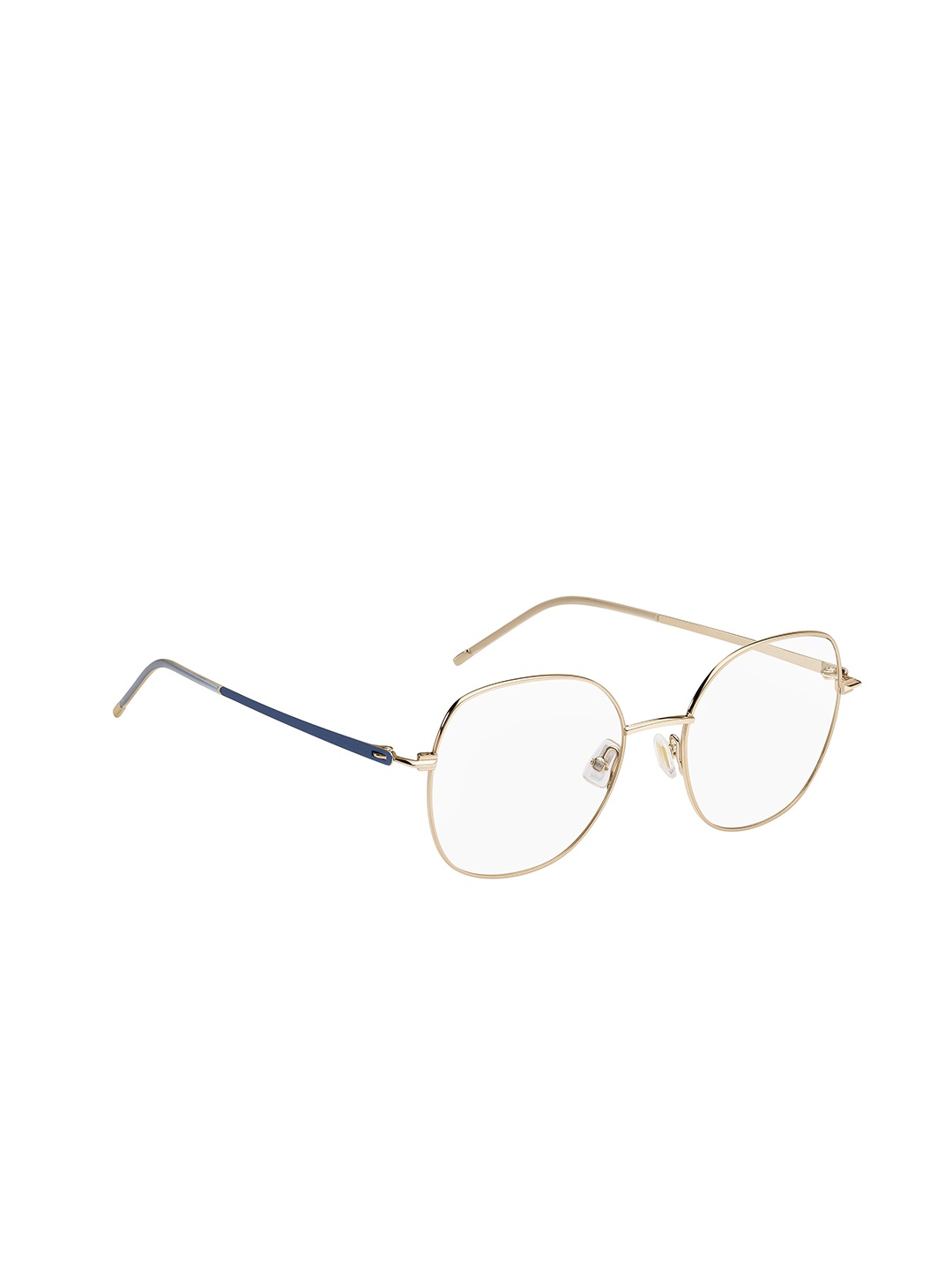 

HUGO Full Rim Square Frames, Gold
