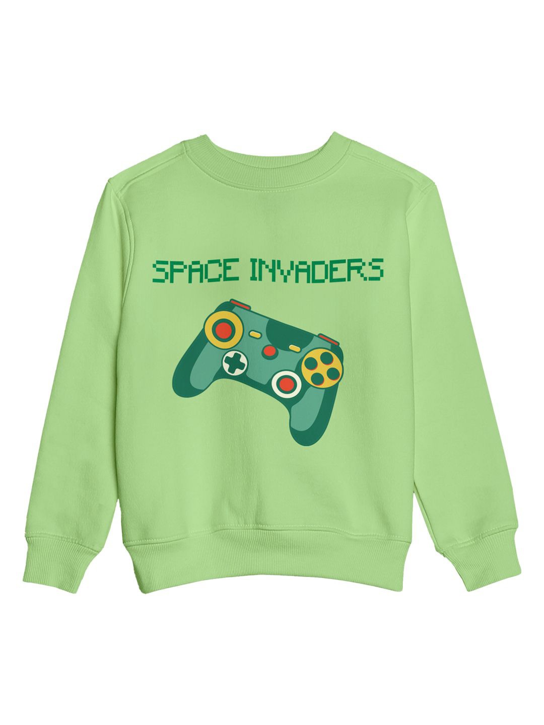 

Guugly Wuugly Boys Printed Cotton Pullover Sweatshirt, Green