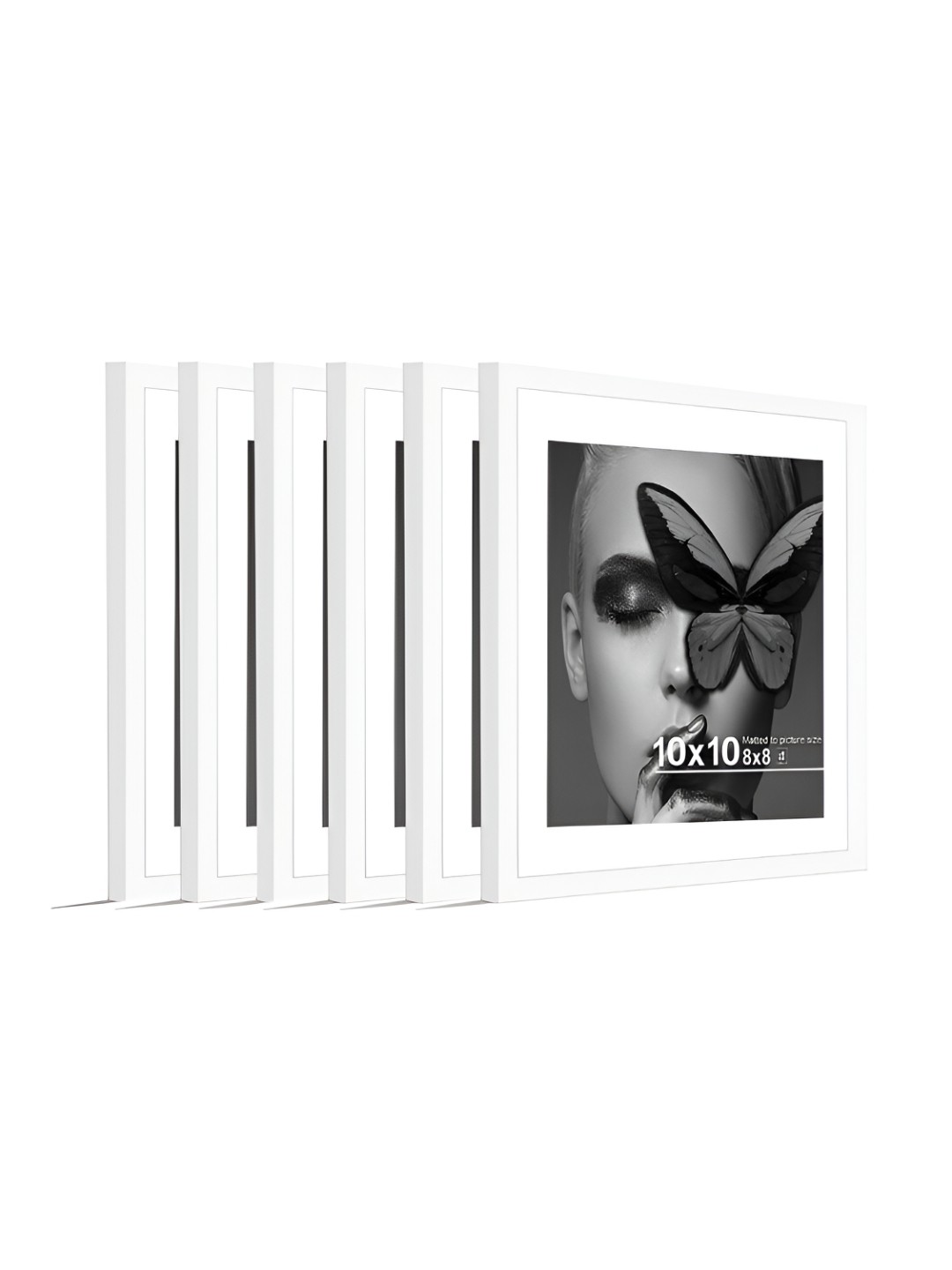 

Art Street White Set of 6 Document Wall Photo Frame for Certificates & Home Decor