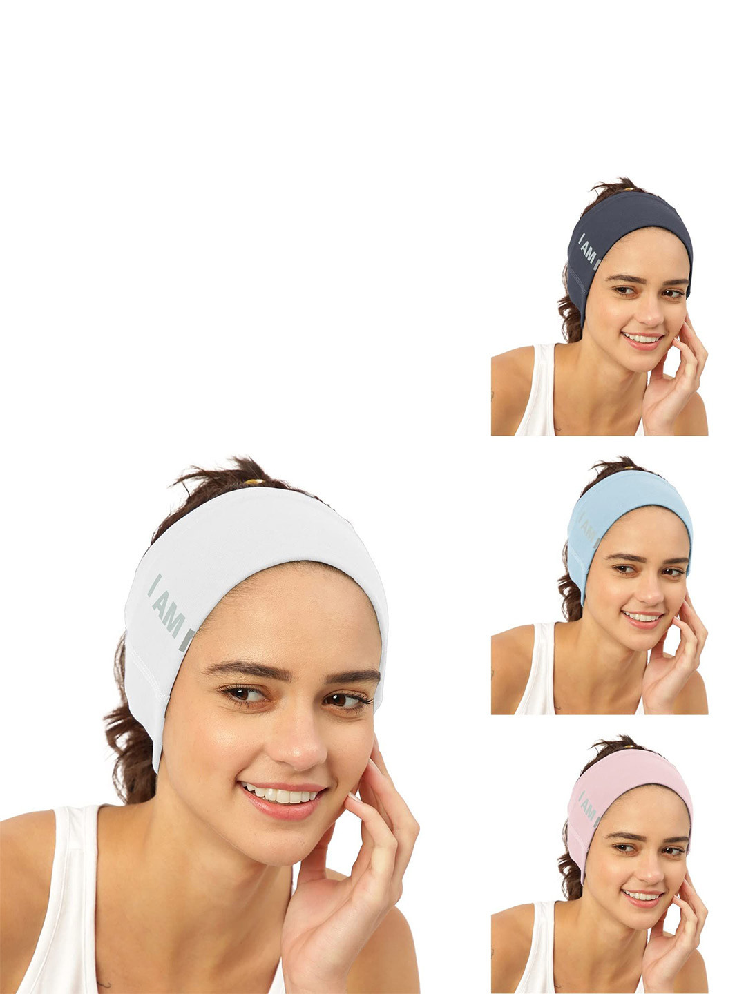

FREECULTR Unisex Pack of 4 Bandana Headband, White