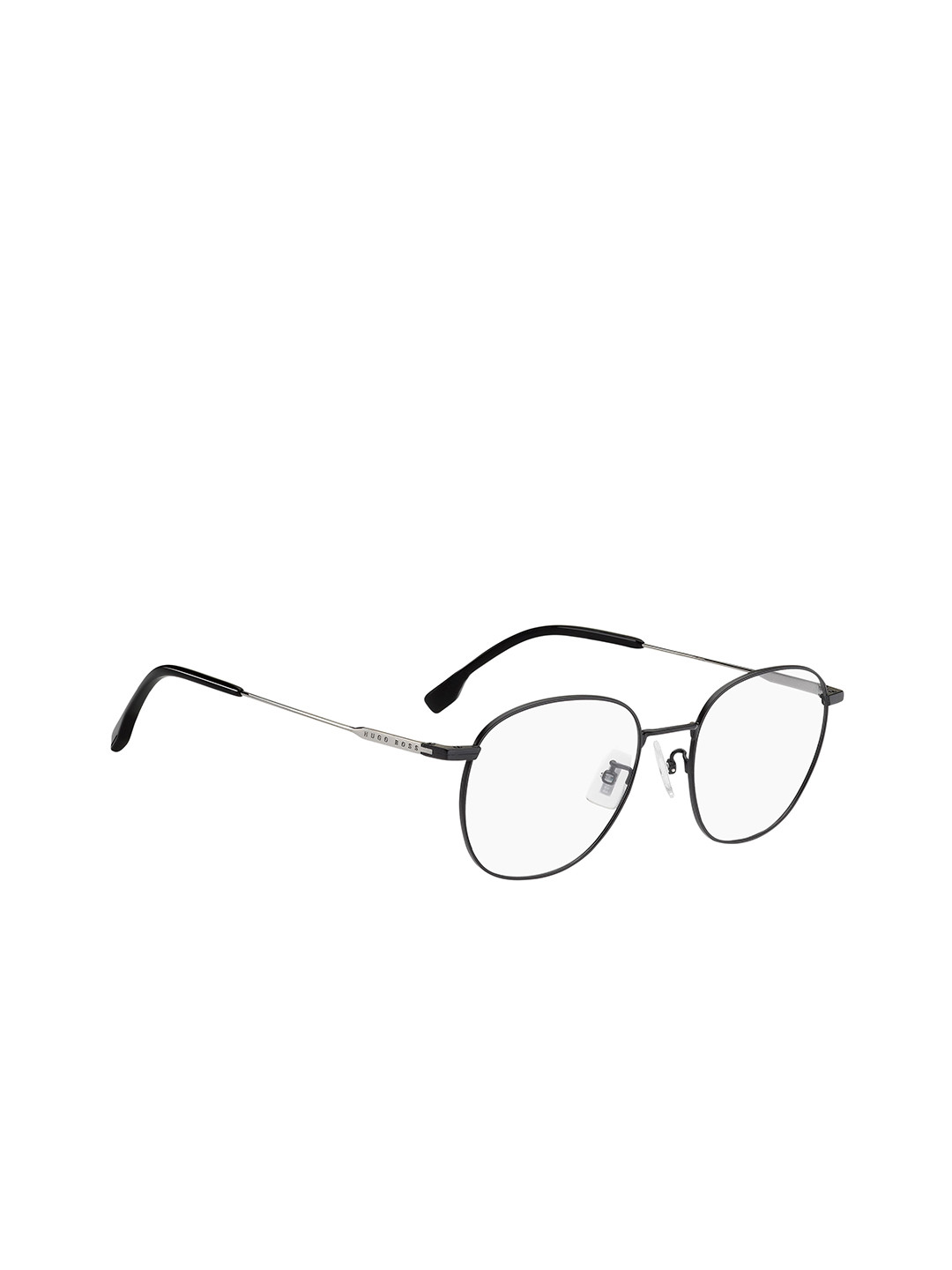 

HUGO Men Full Rim Round Frames, Black