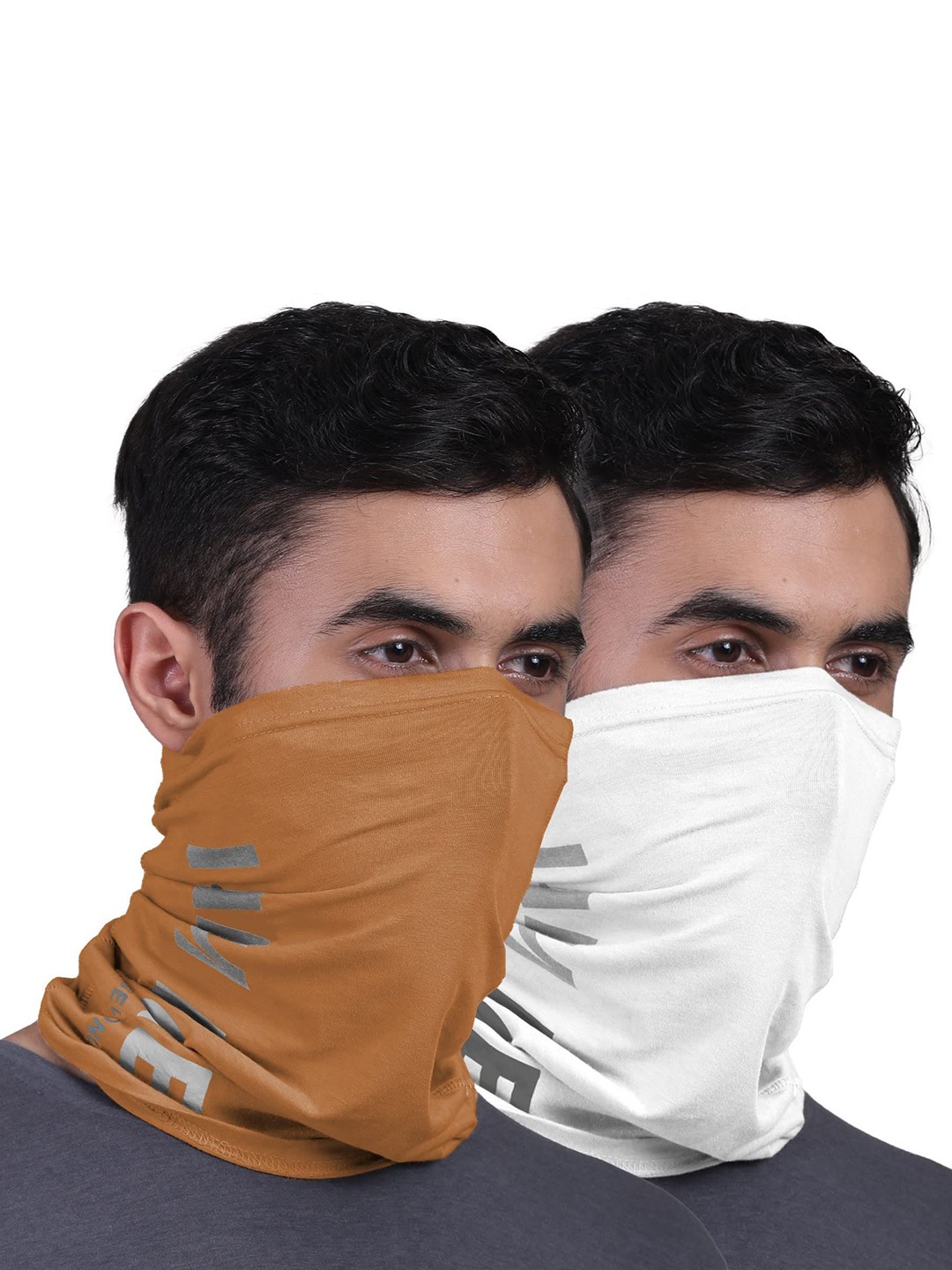 

FREECULTR Pack Of 2 Unisex Bandana Headband, White