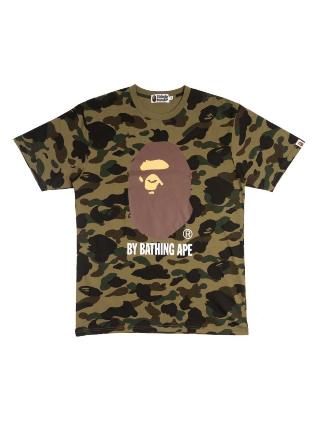 

Bape Men Ape Print Tee, Green