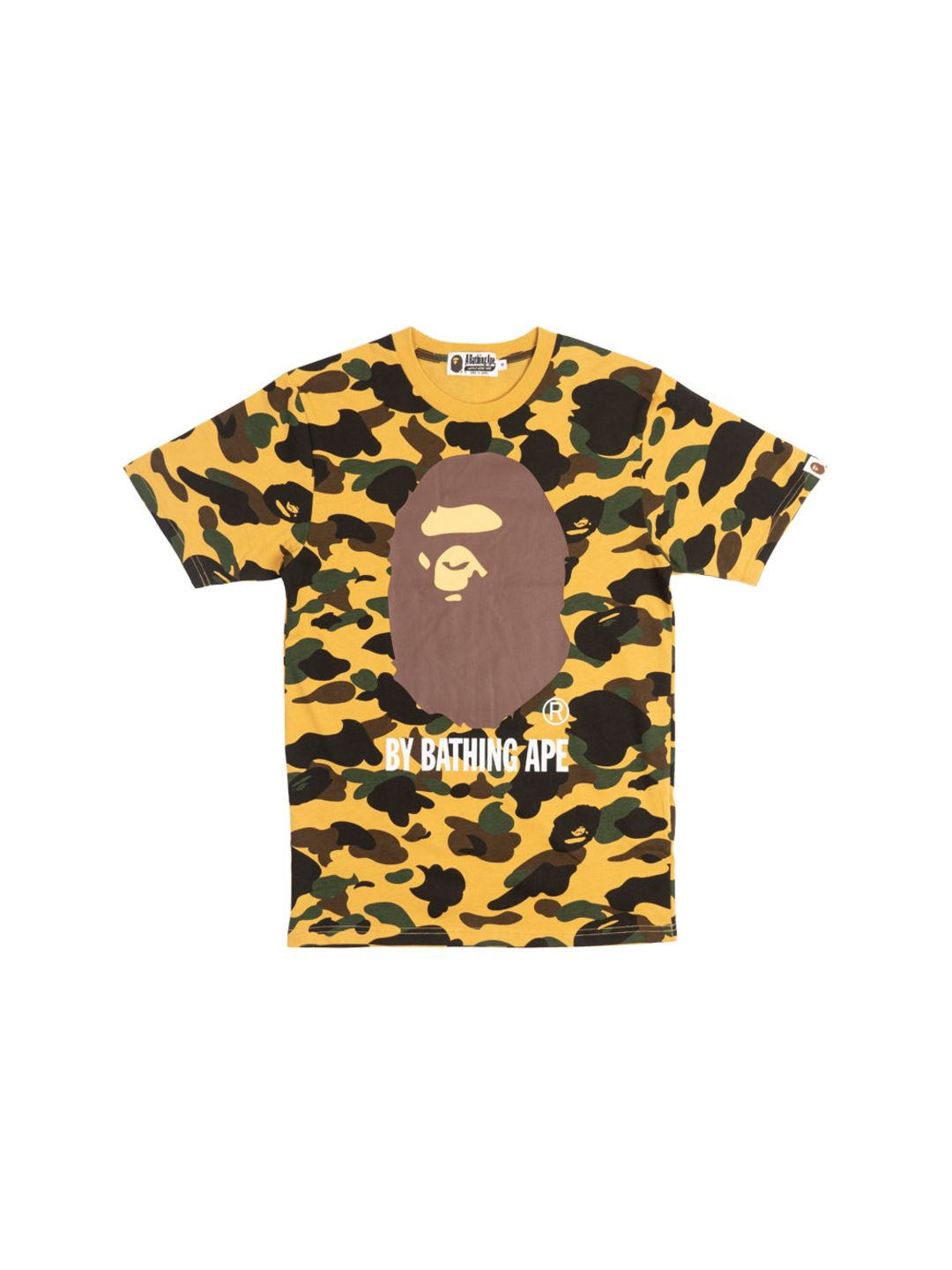 

Bape Men Ape Print Tee, Yellow