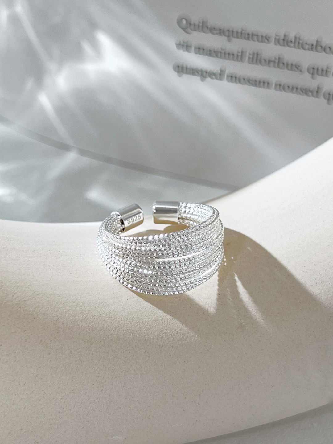 

MISS JO Silver-Plated Finger Ring