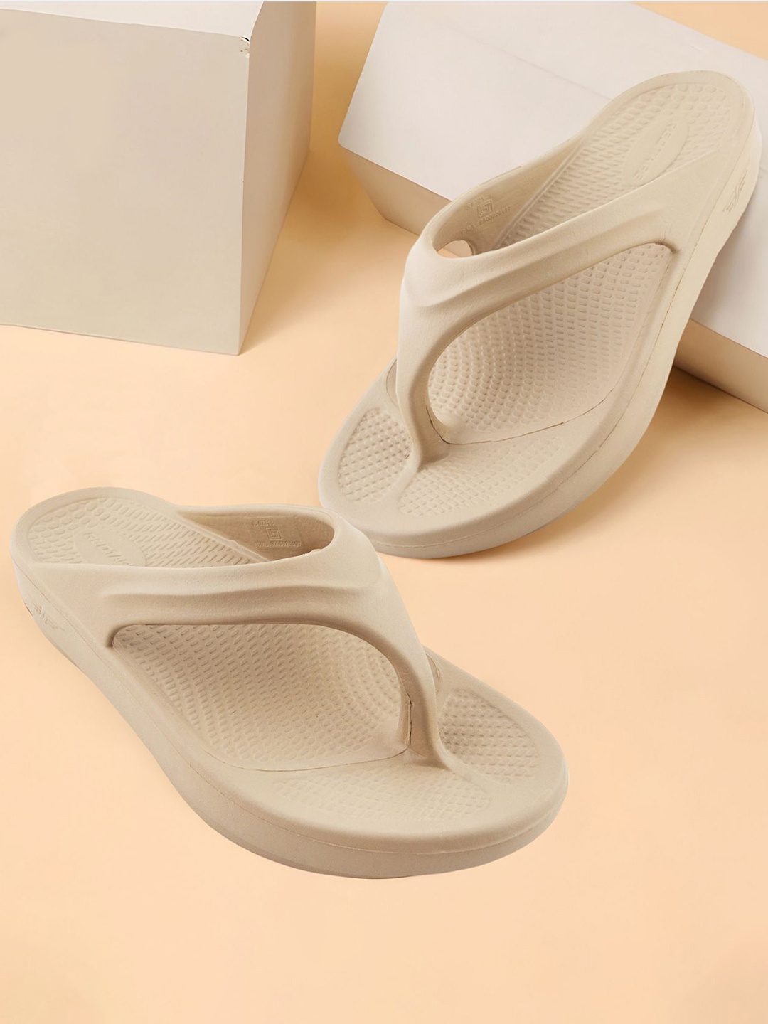

Red Tape Women Thong Flip-Flops, Beige