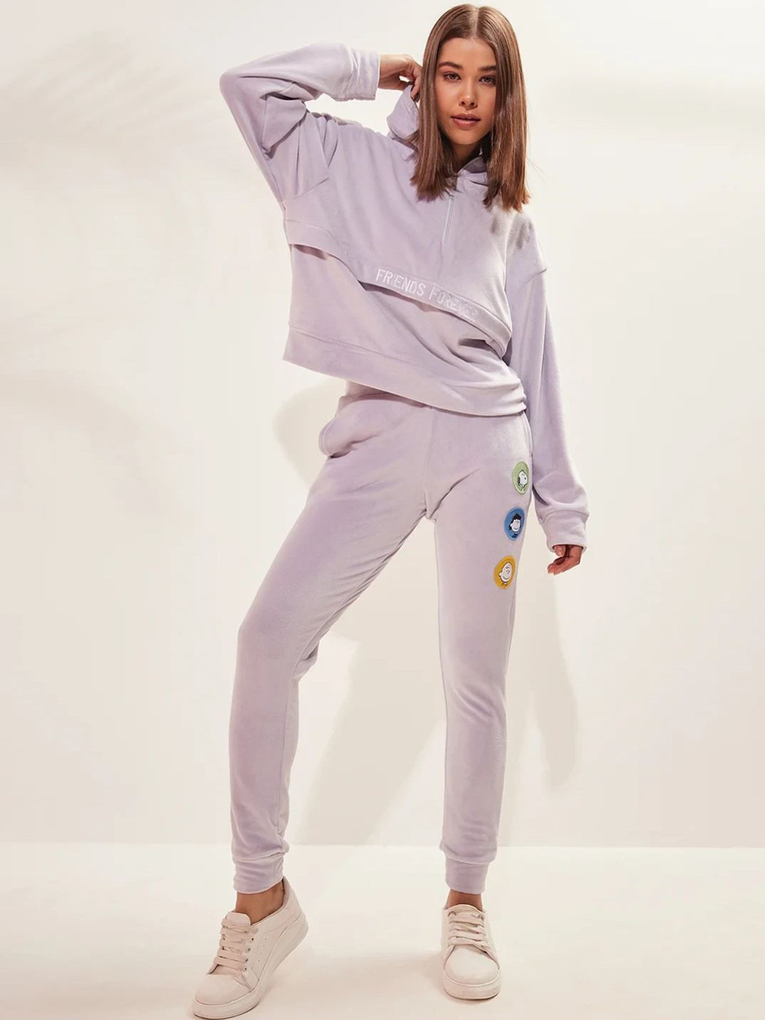 

Sweet Dreams Women Hooded Tracksuits, Lavender