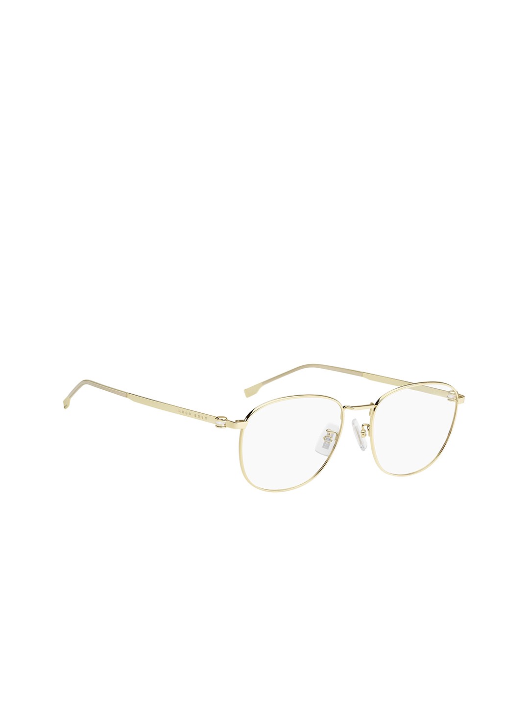 

HUGO Men Full Rim Round Frames, Gold