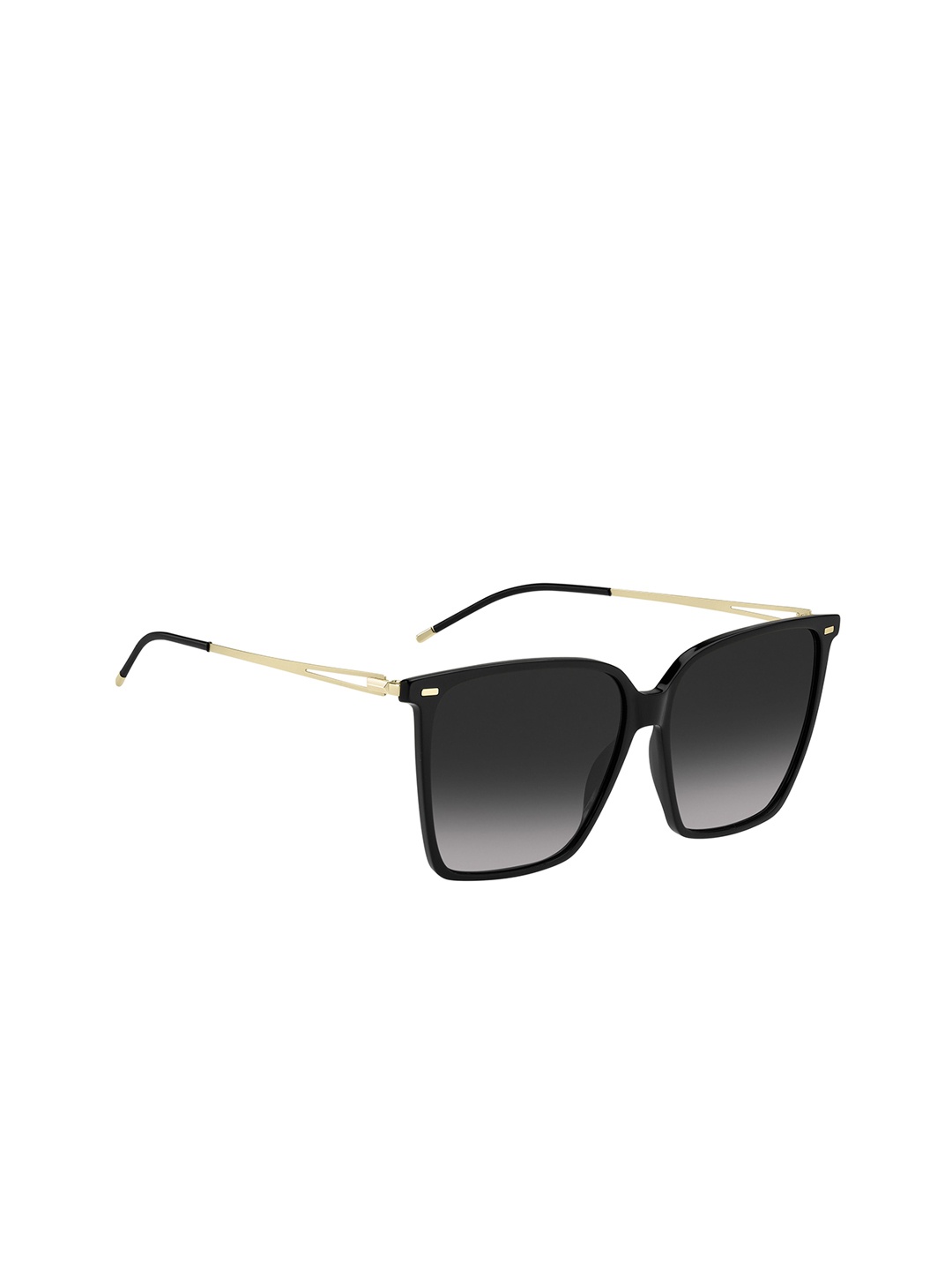 

HUGO Women Square Sunglasses With UV Protected Lens 204919807609O, Black