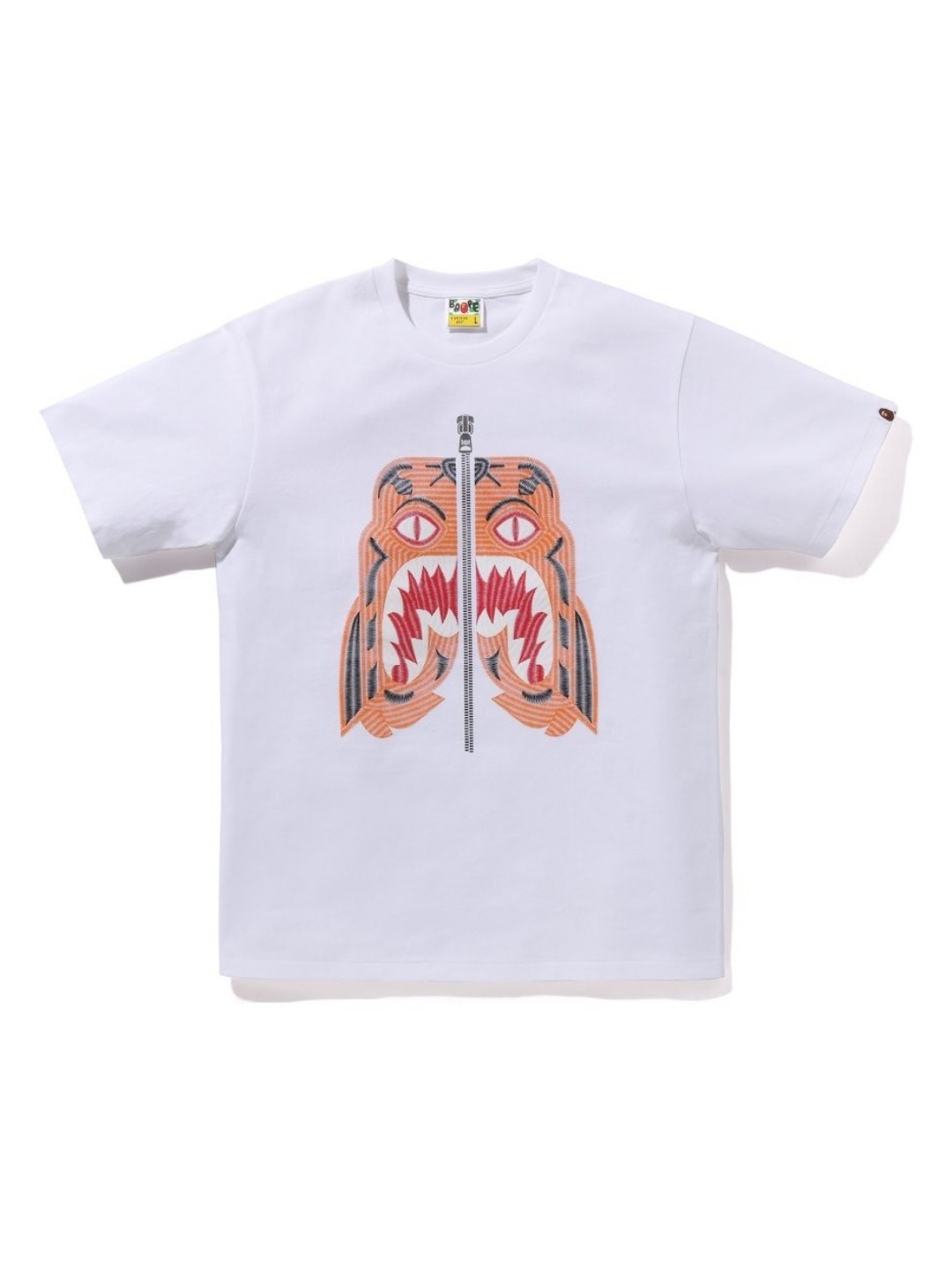 

Bape Men Embroidery Style Tiger Tee, Brown