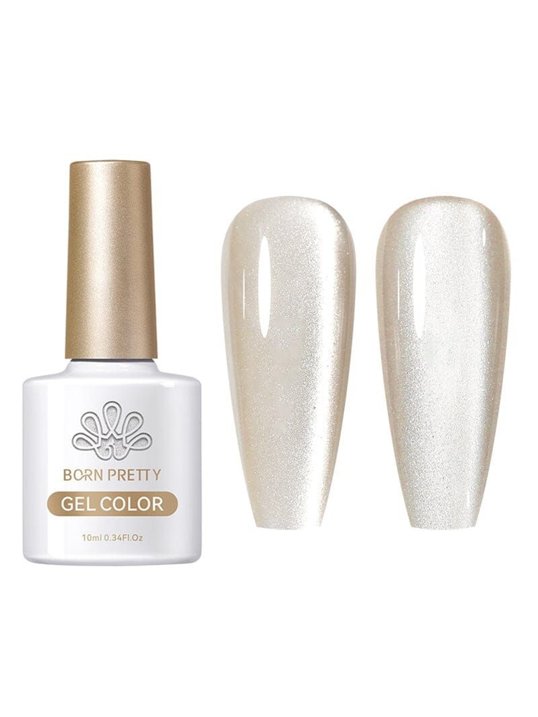 

BORN PRETTY Moonlight Long Lasting Gel Nail Polish 10ml - MC01, White