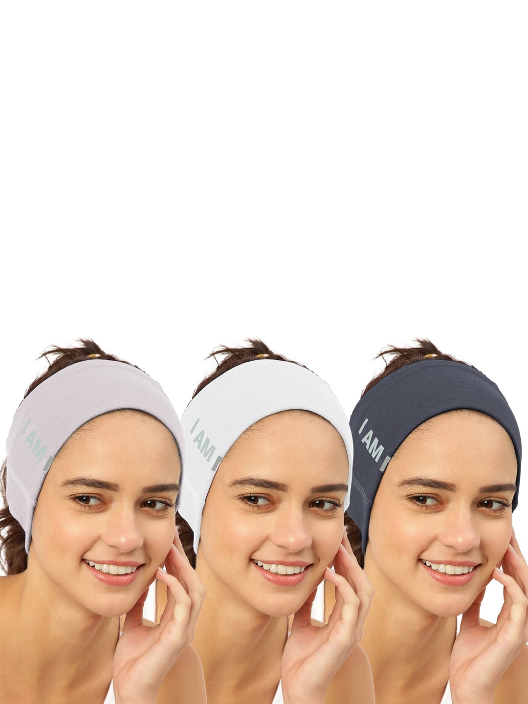 

FREECULTR Unisex Pack of 3 Bandana Headband, White